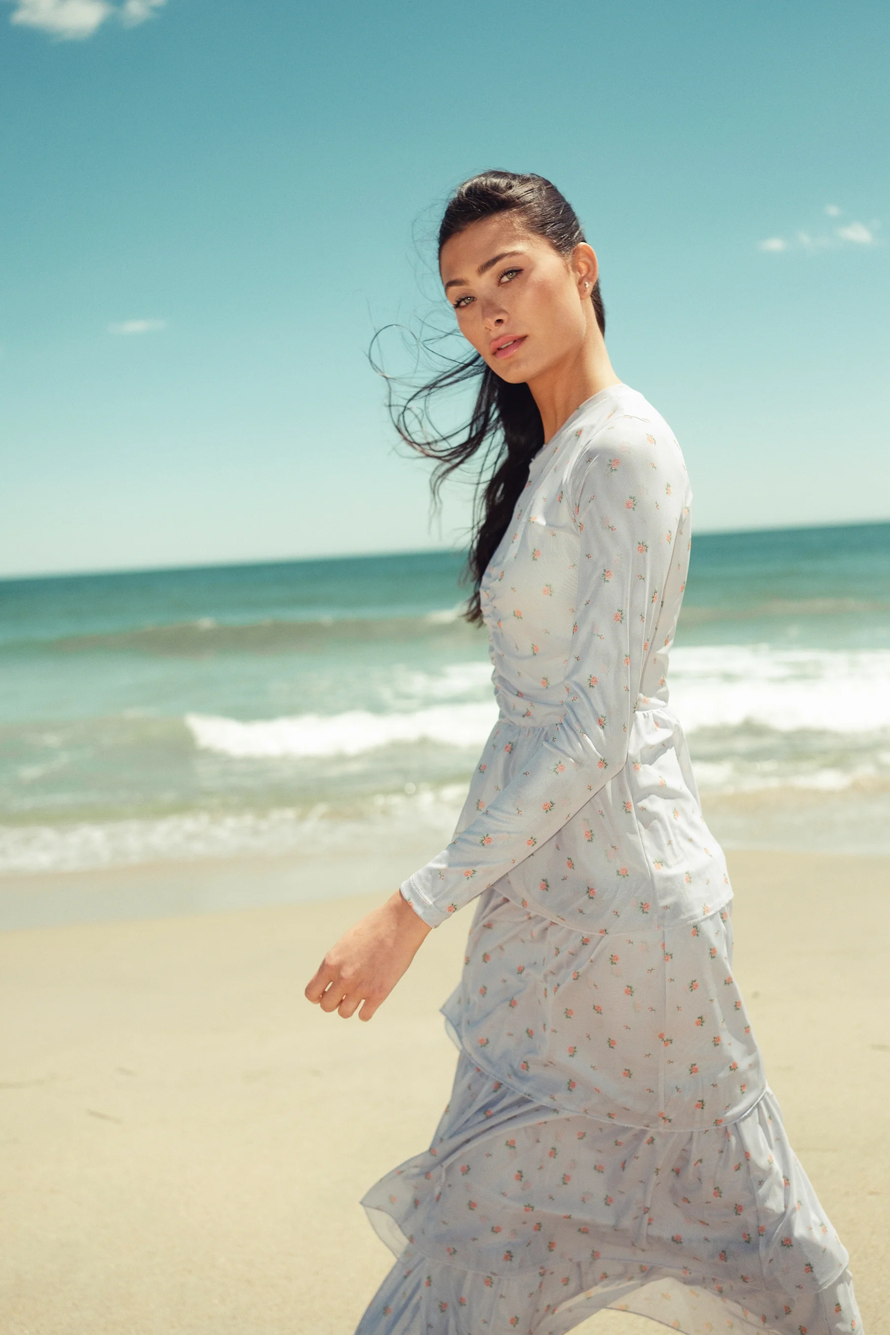 Mesh Layered Maxi Dress - Image 17