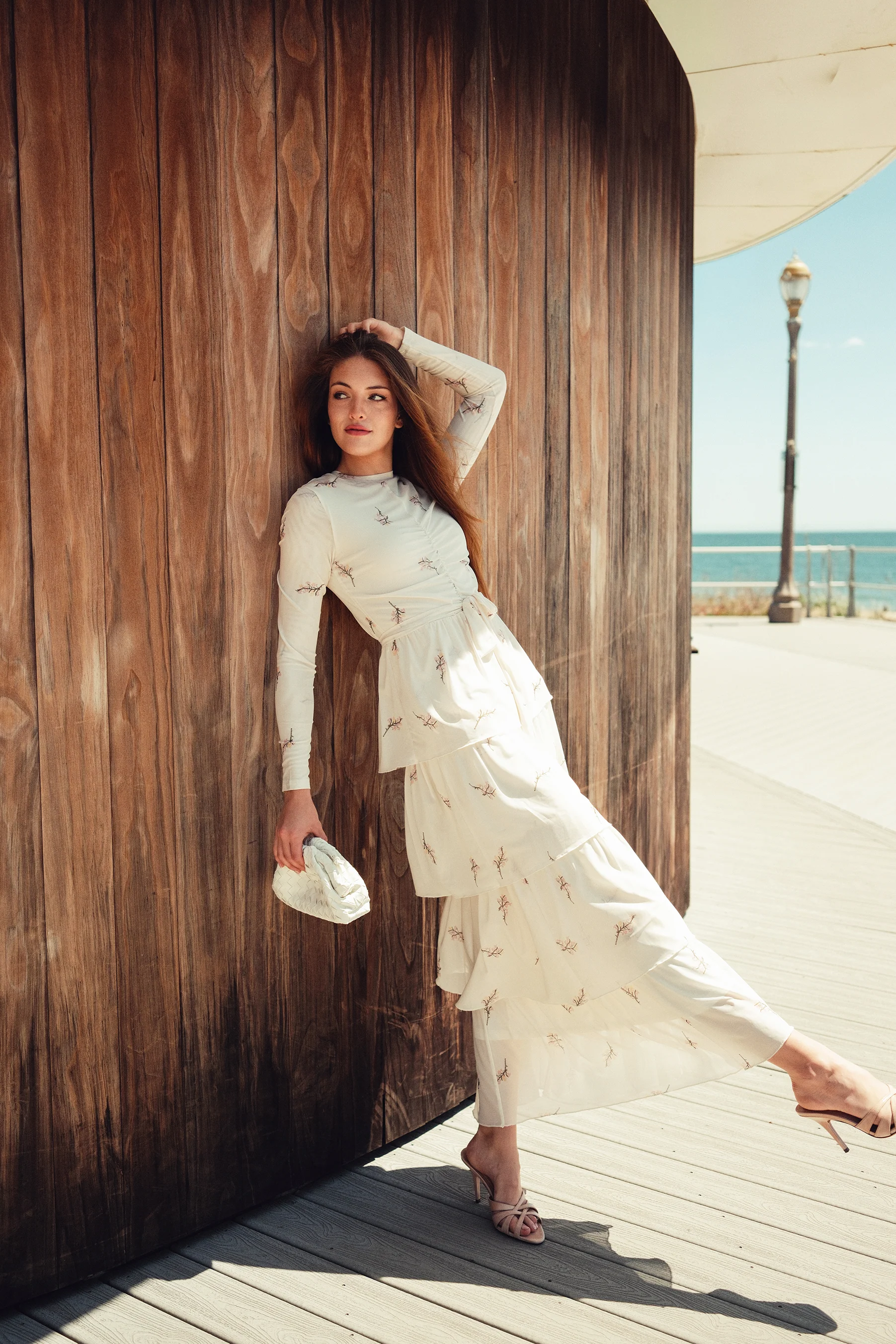 Mesh Layered Maxi Dress - Image 7