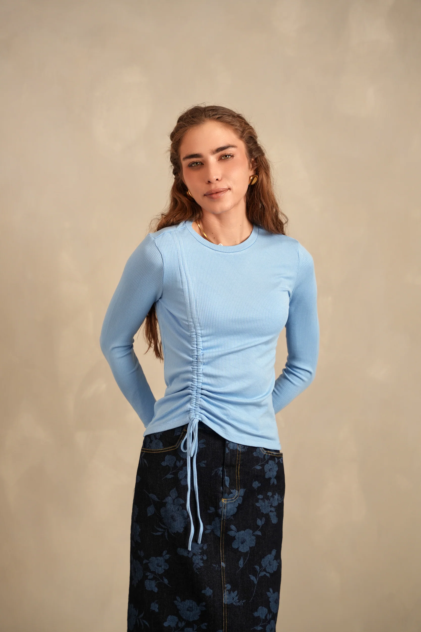 Soft Rib Ruched Top - Image 6
