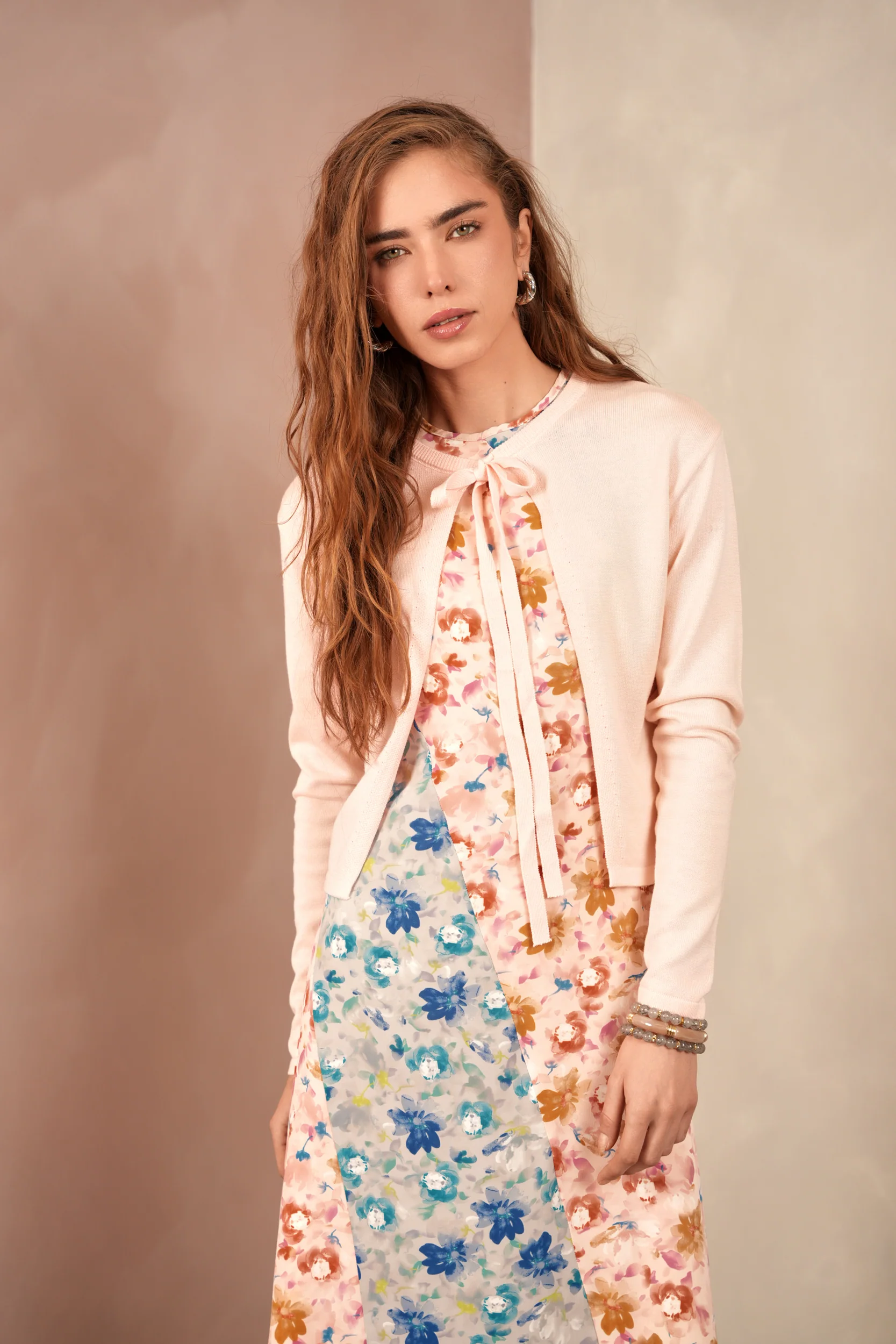Knit Tie Cardigan - Image 2