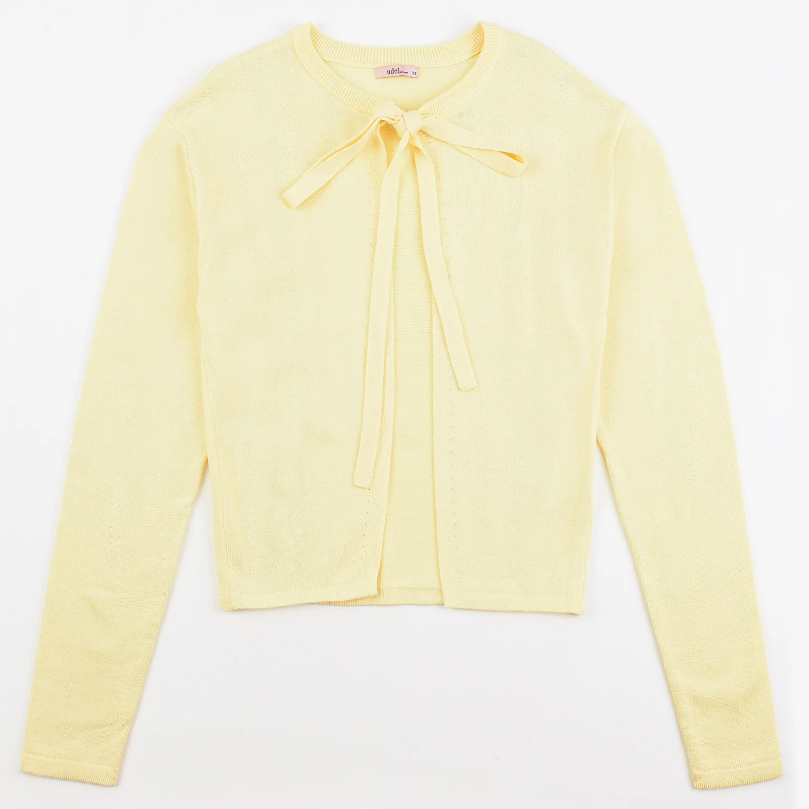 Knit Tie Cardigan - Image 3