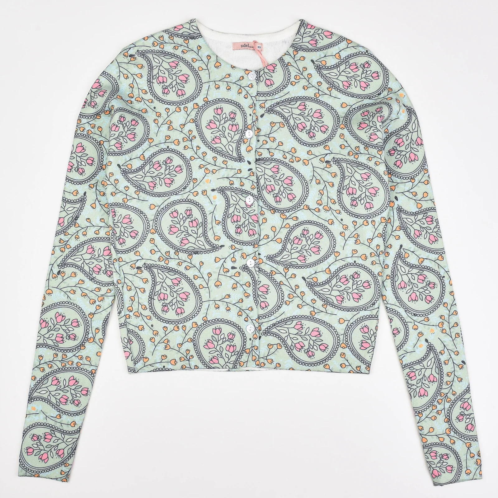 Print Knit Cardigan - Image 7