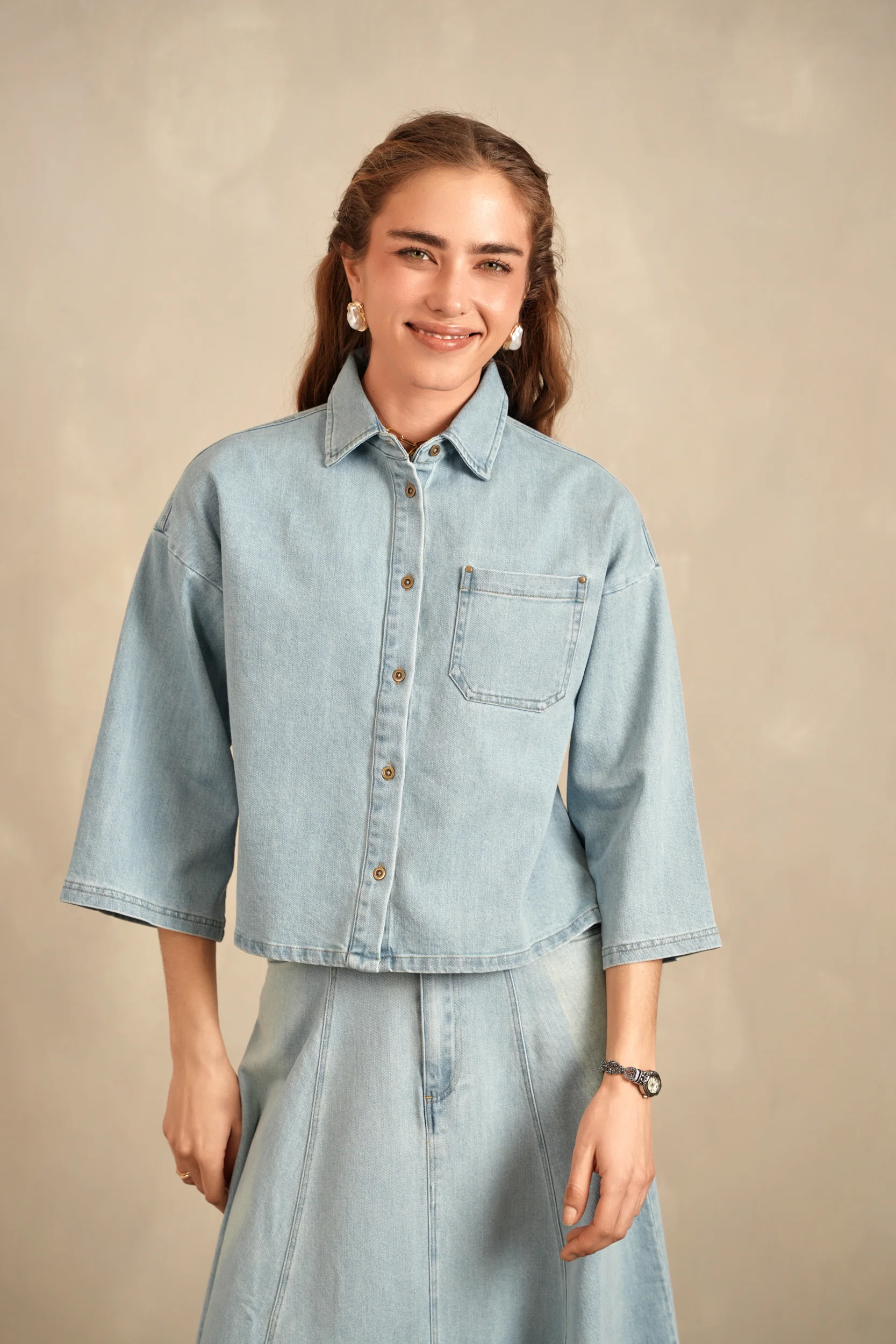 Denim Shacket - Image 4