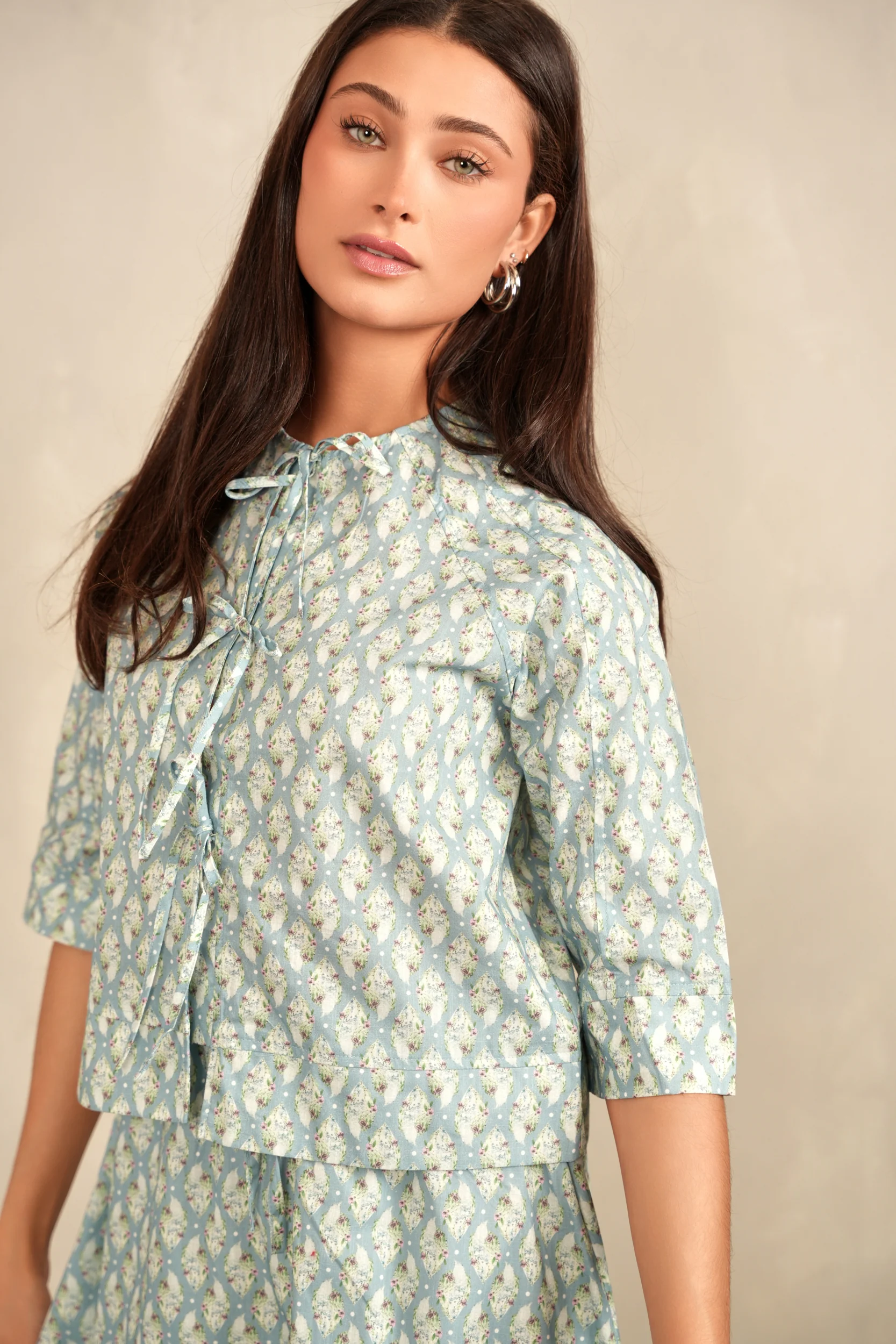 Boxy Fit Bow Tie Top - Image 6