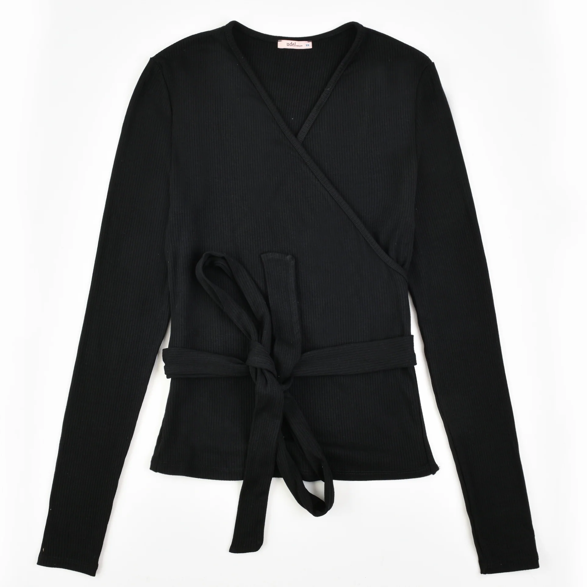 Soft Rib Wrap Tee - Image 13