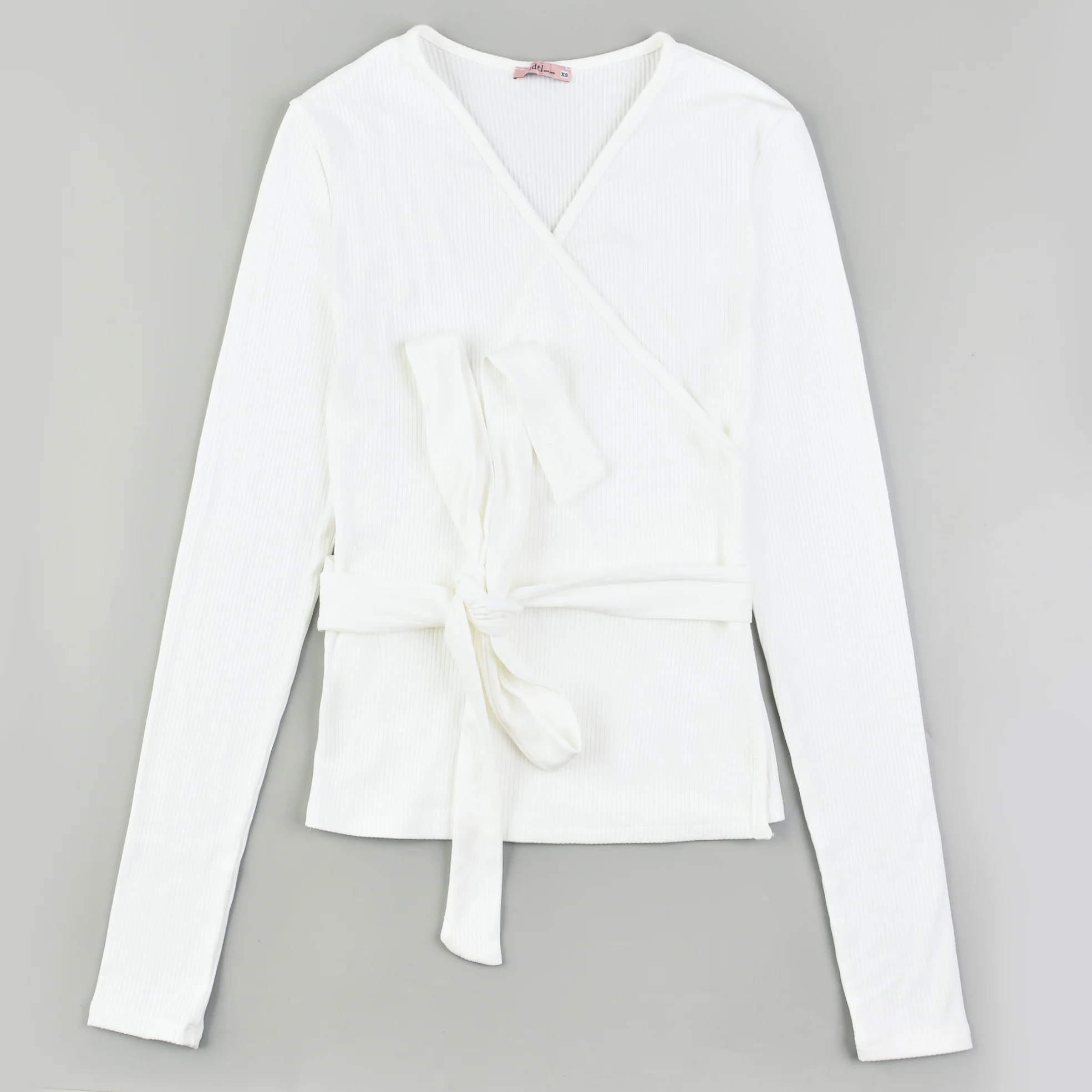Soft Rib Wrap Tee - Image 19