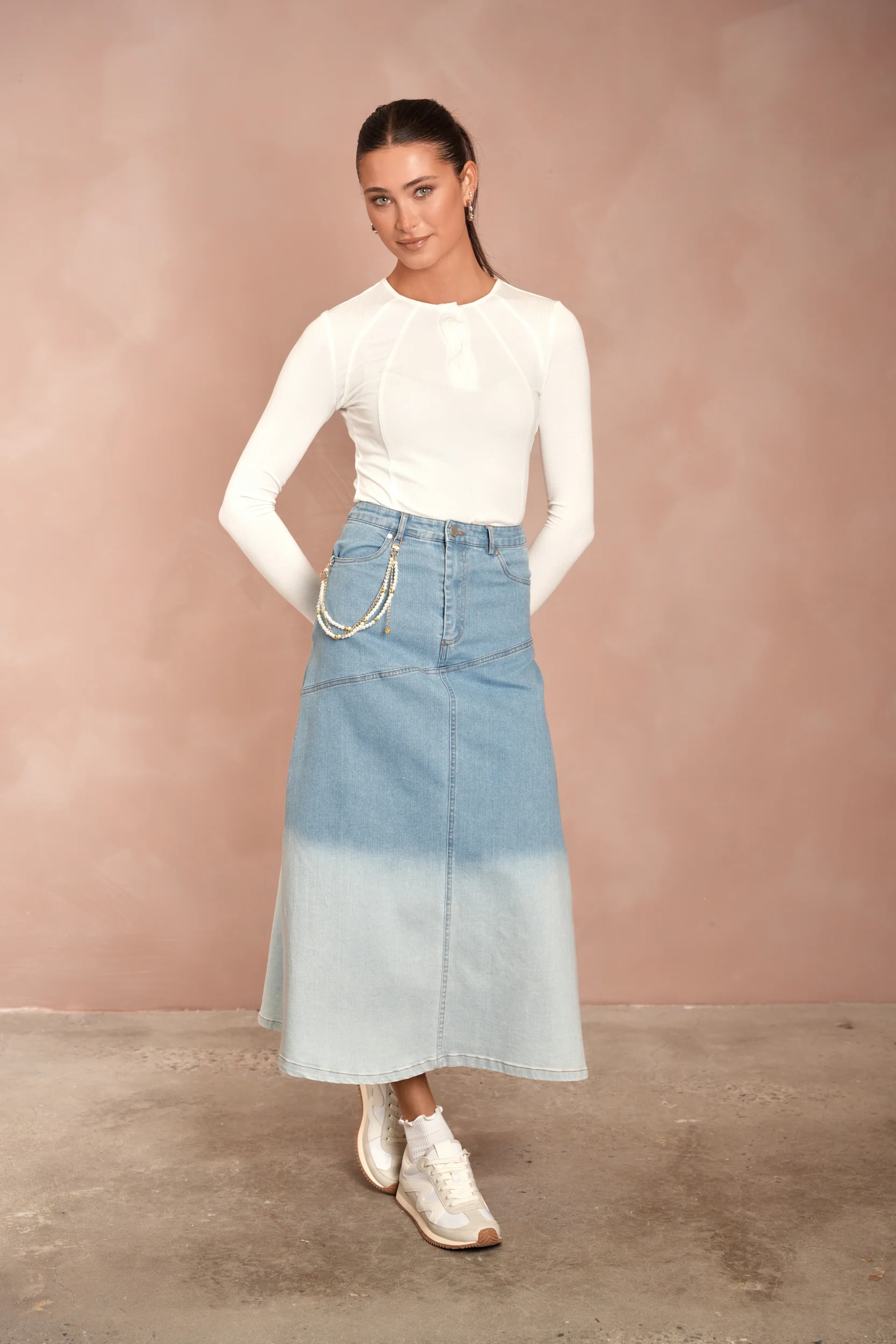 Henley Neck Soft Rib Tee - Image 18