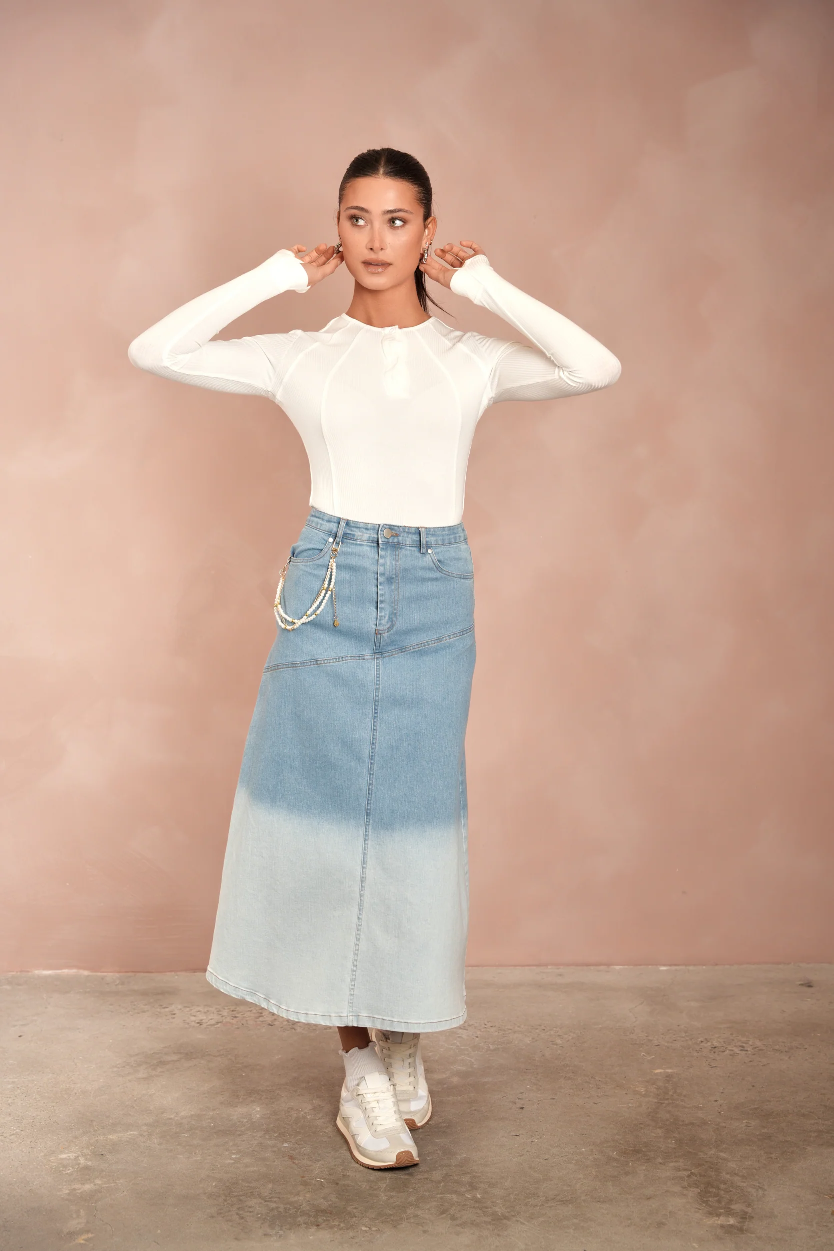 Henley Neck Soft Rib Tee - Image 19