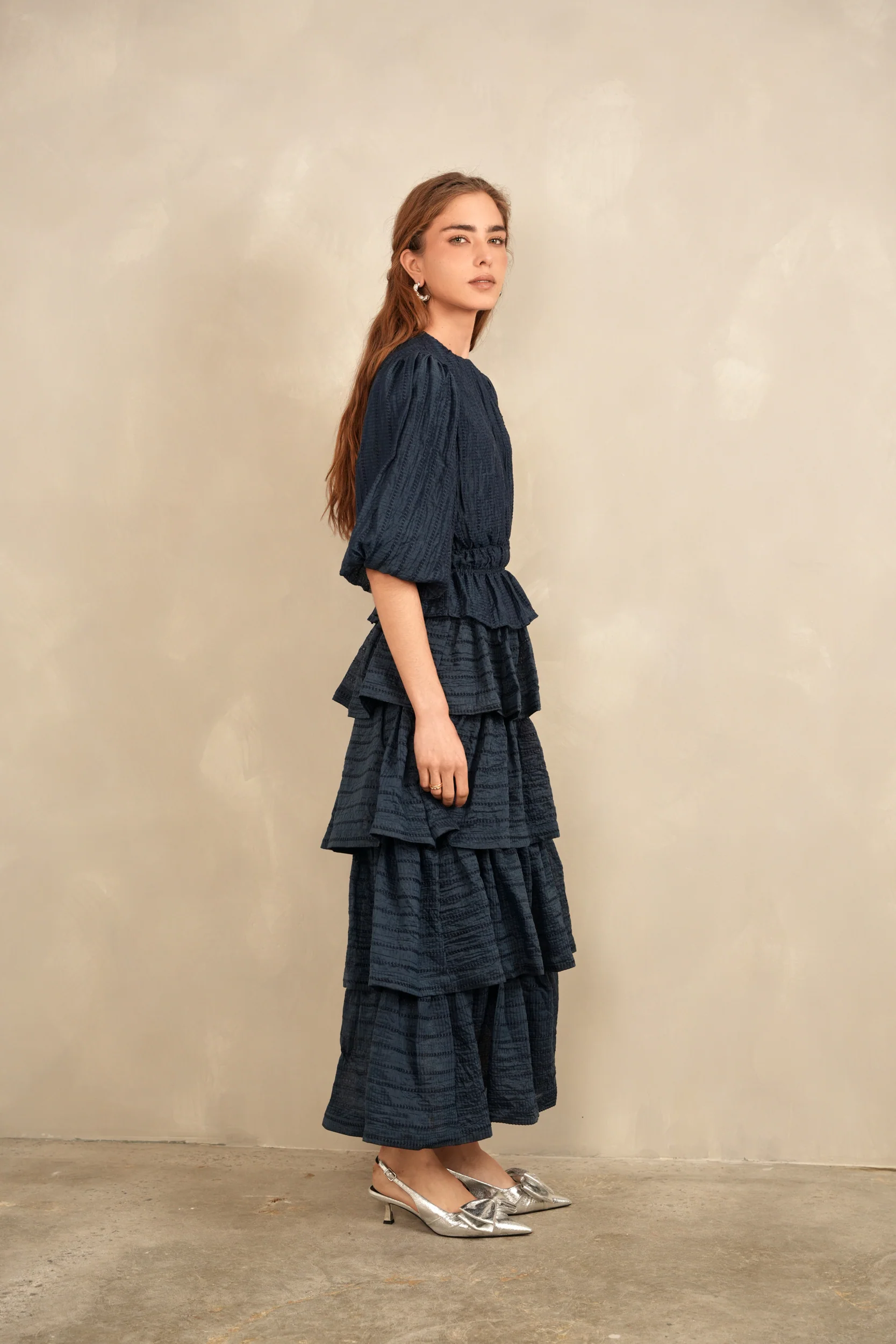 Puff Sleeve Top w/ Waist Smocking - Image 5