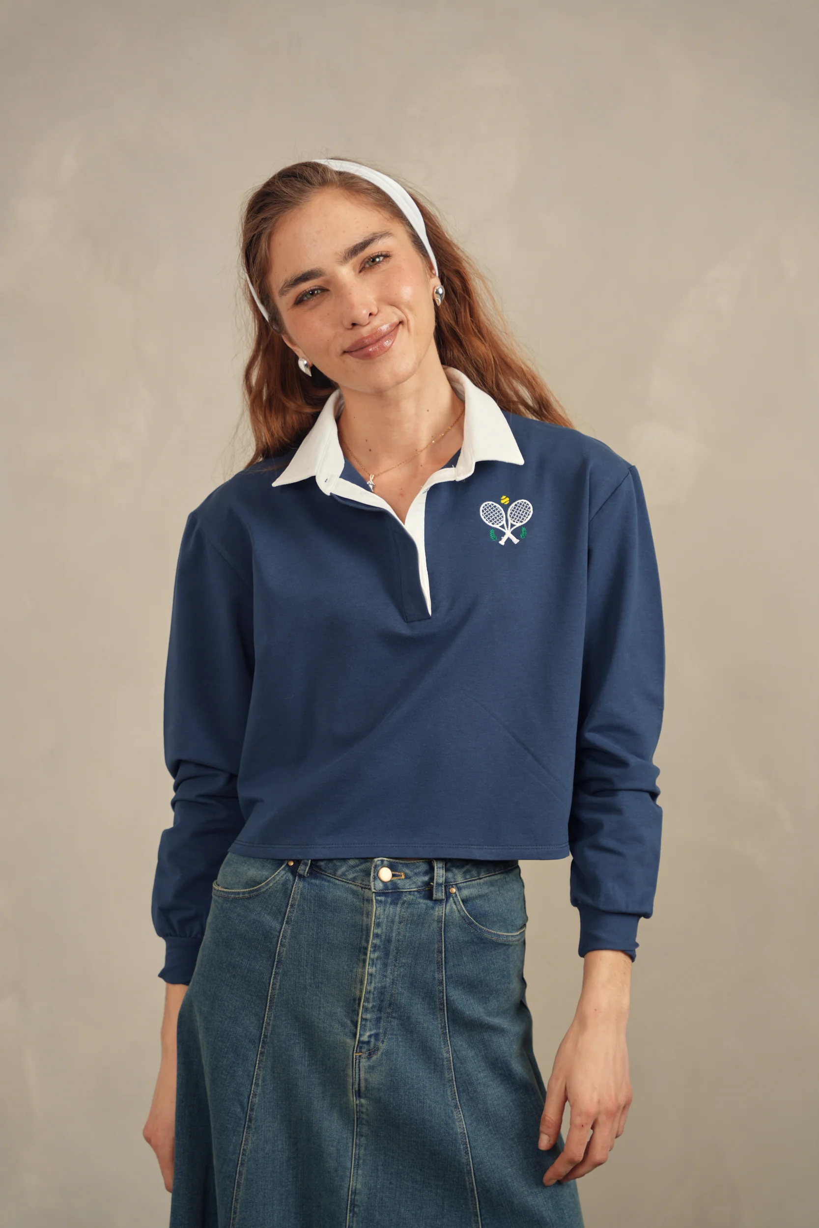 Loose Fit Polo Tee