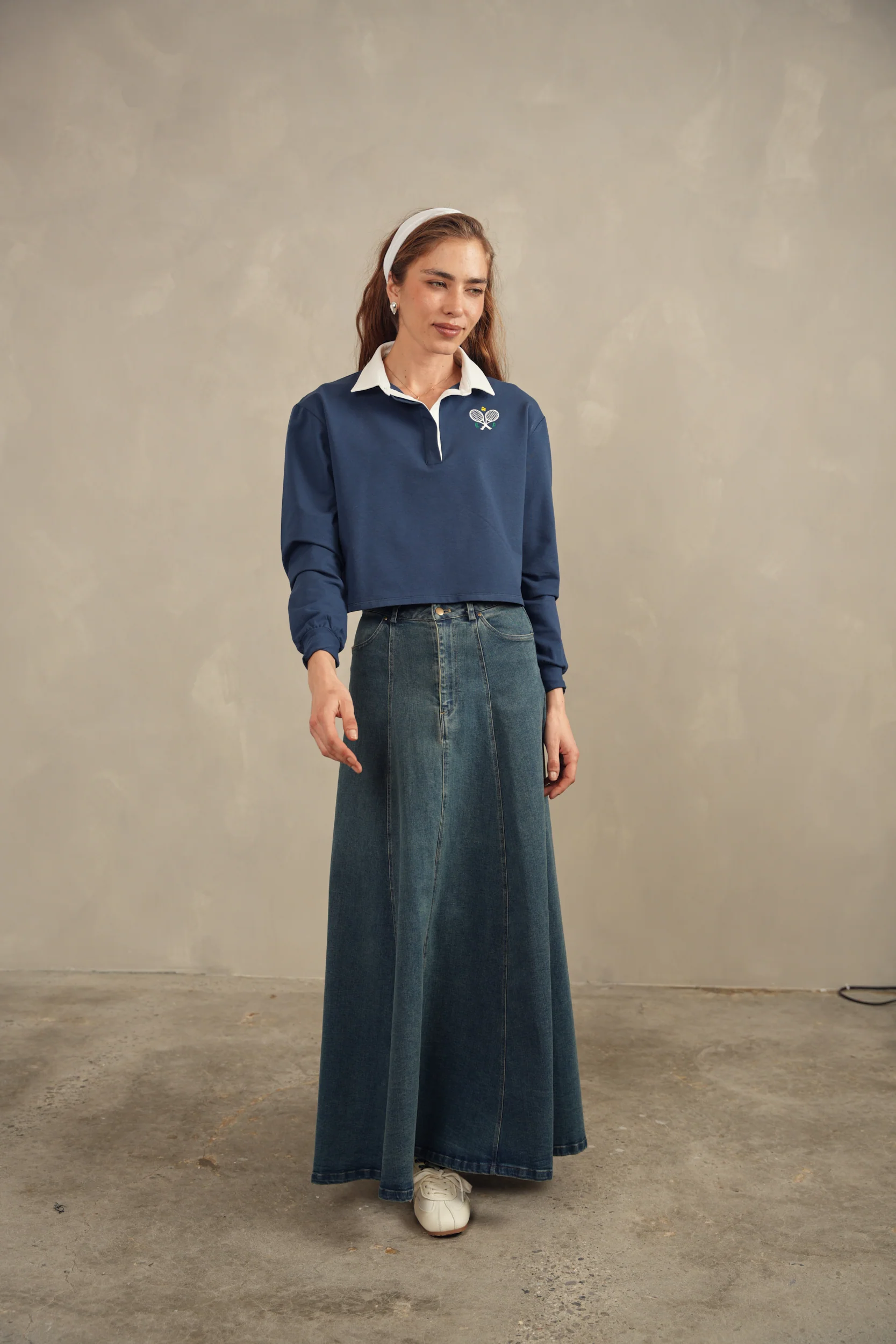 Loose Fit Polo Tee - Image 4