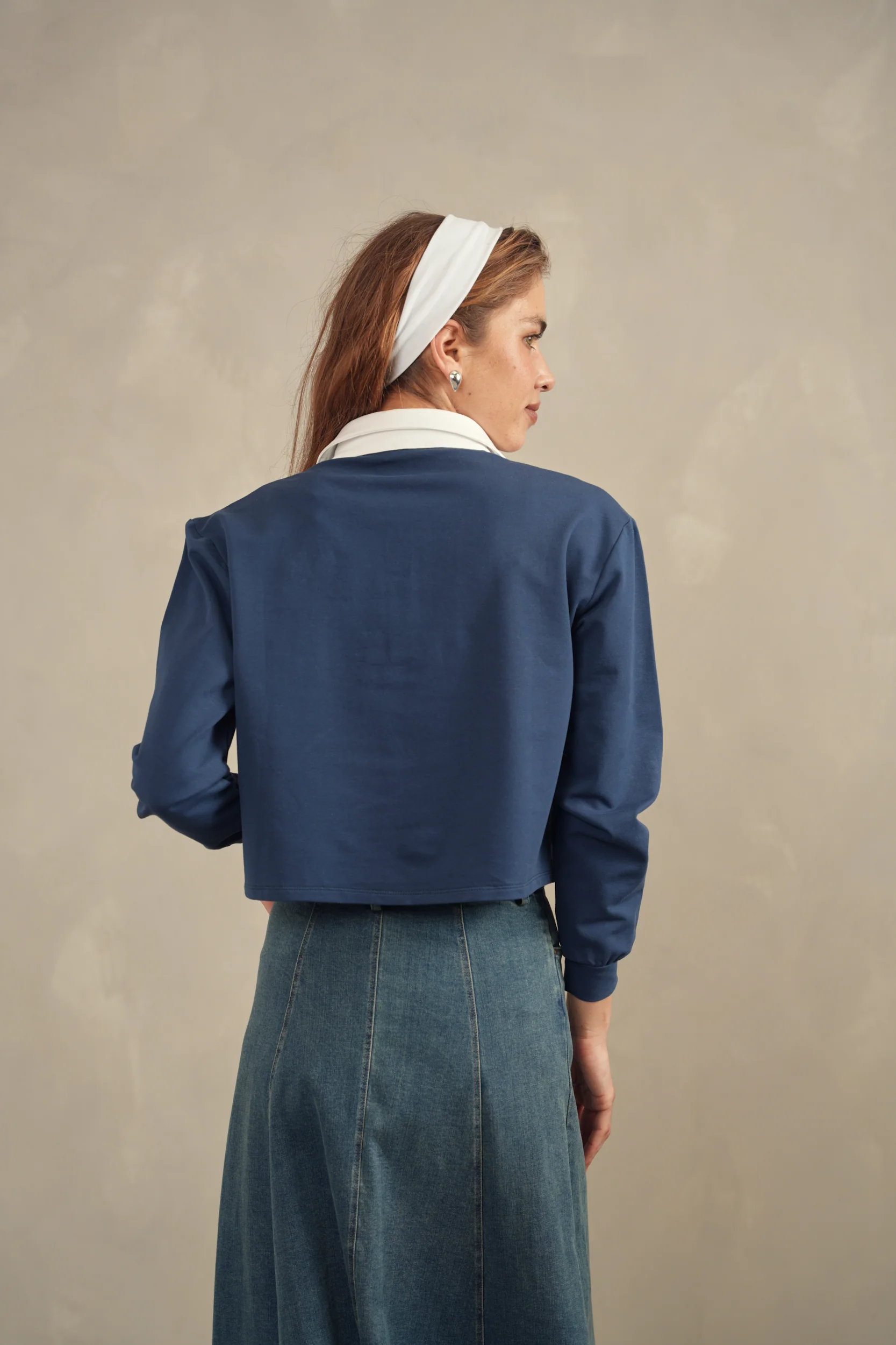 Loose Fit Polo Tee - Image 6