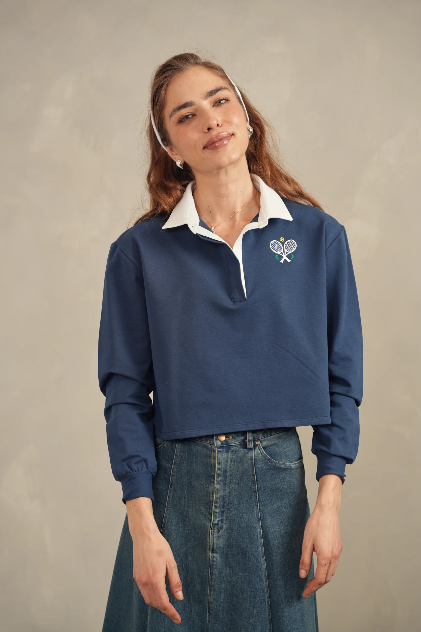 Loose Fit Polo Tee - Image 8
