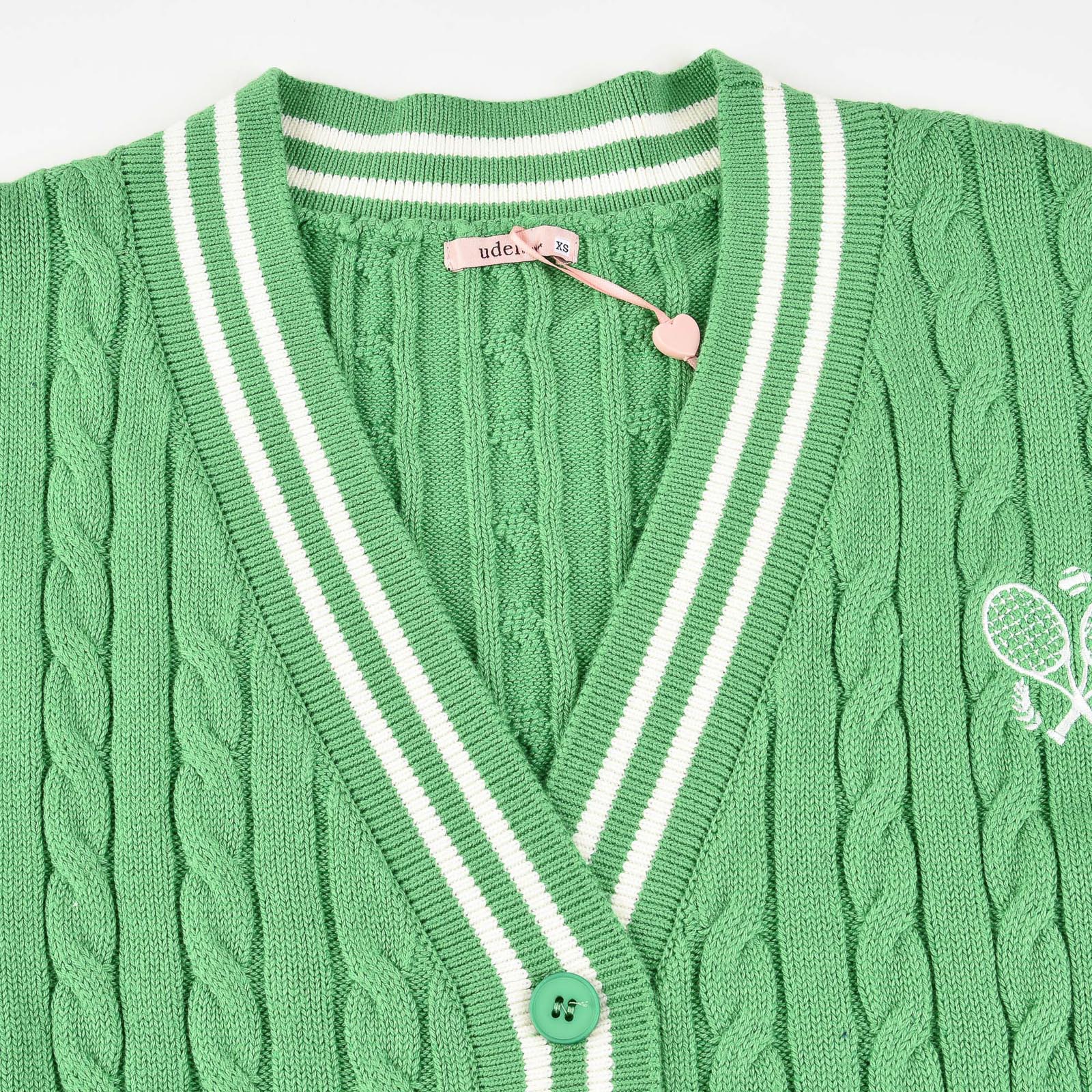 Knitted Tennis Cardigan - Image 34