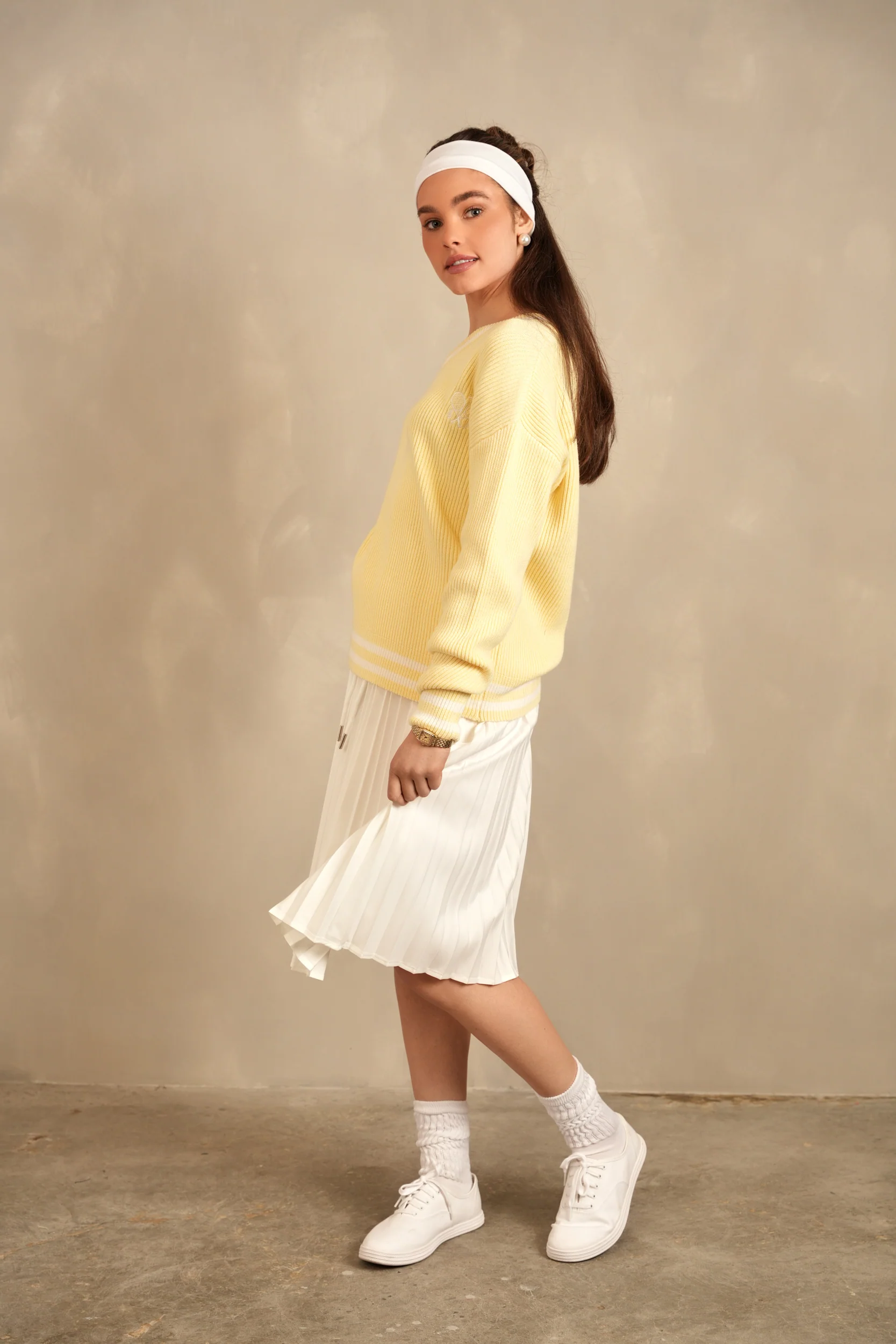 Knitted Tennis Sweater - Image 10