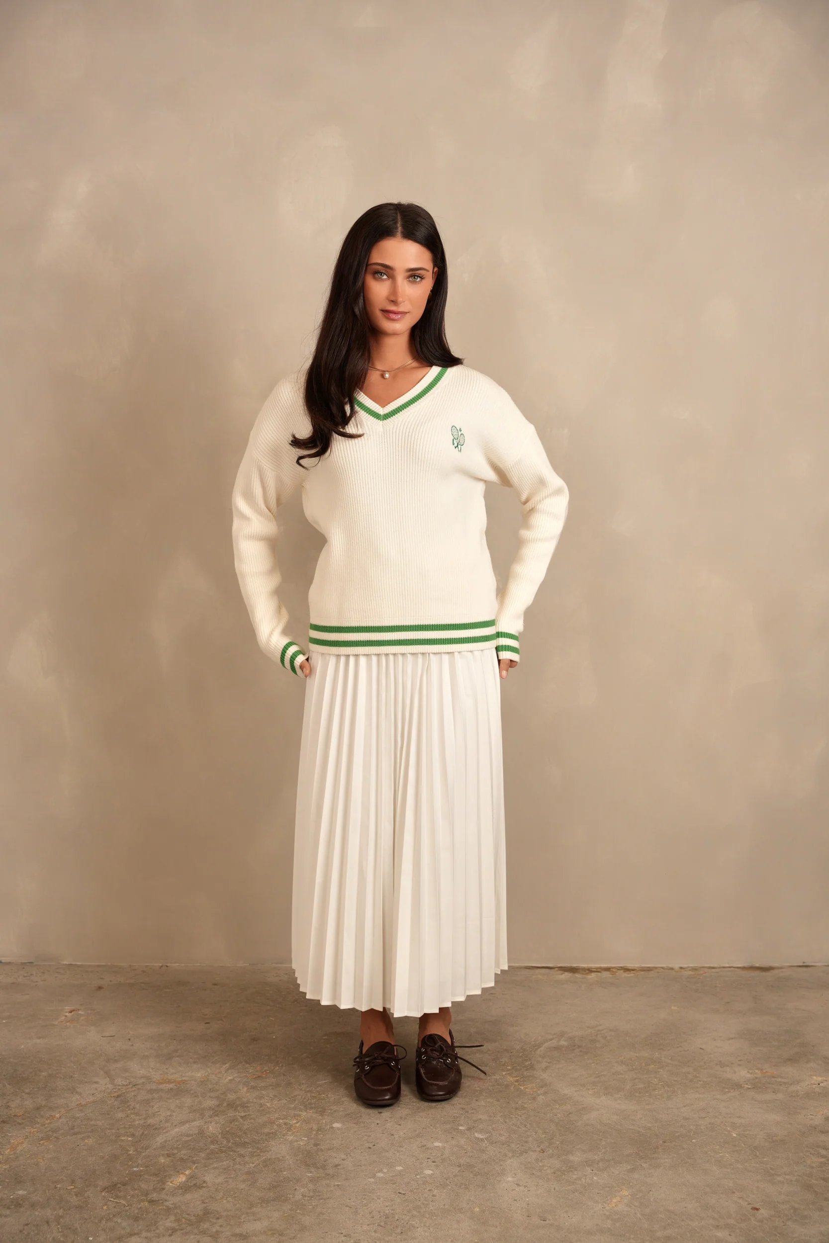 Knitted Tennis Sweater - Image 7
