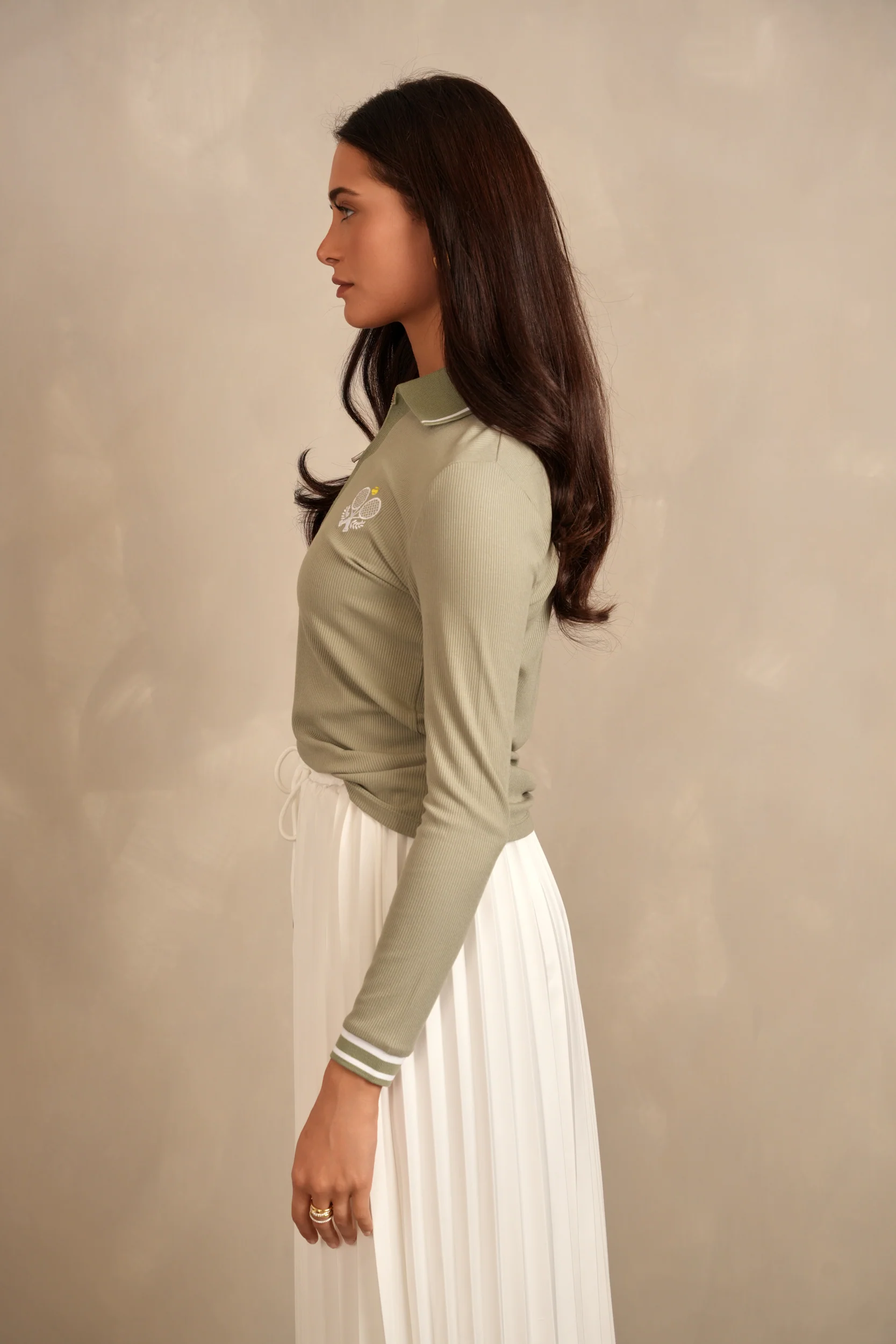 Tennis Zipper Tee - Image 8