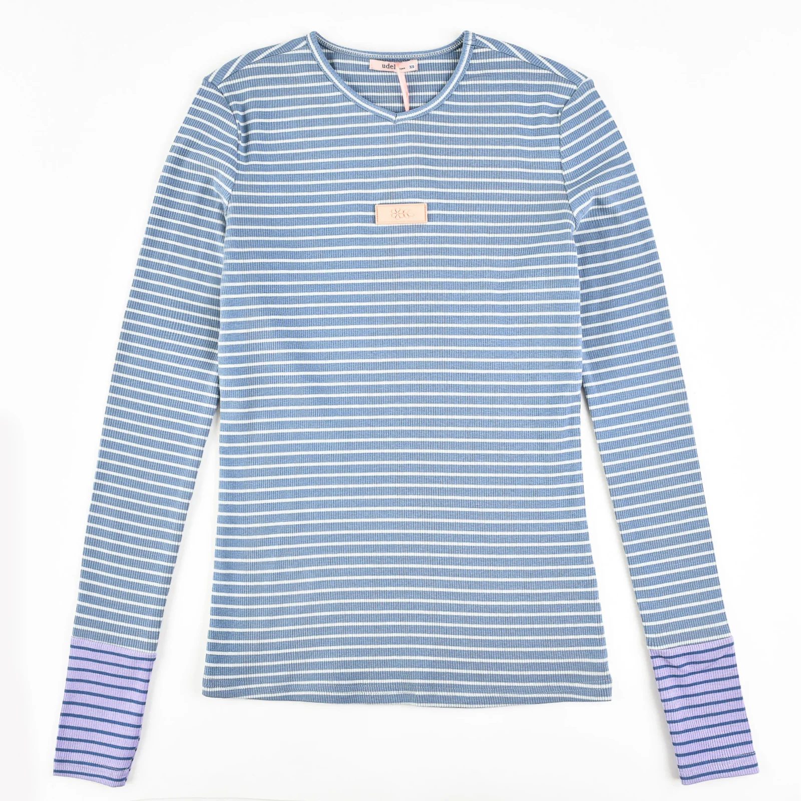 V-Neck Striped Tee - Image 8