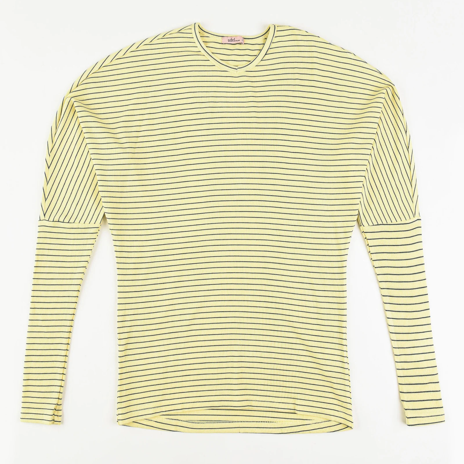 Striped Rib Dolman Tee - Image 12
