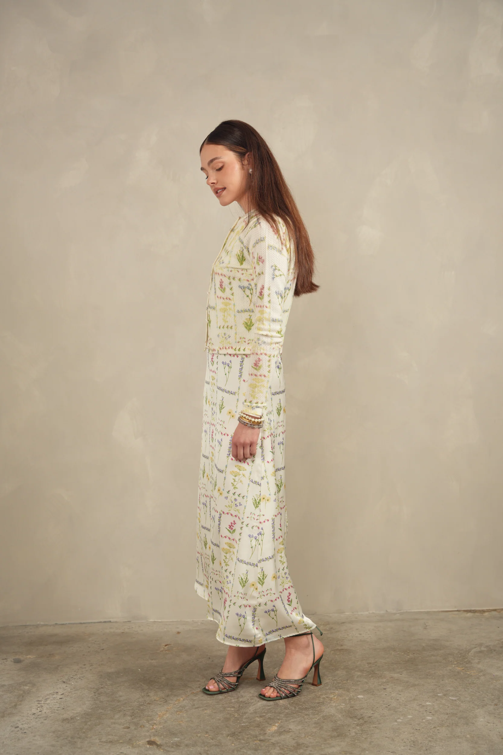 Print Knit Cardigan - Image 10