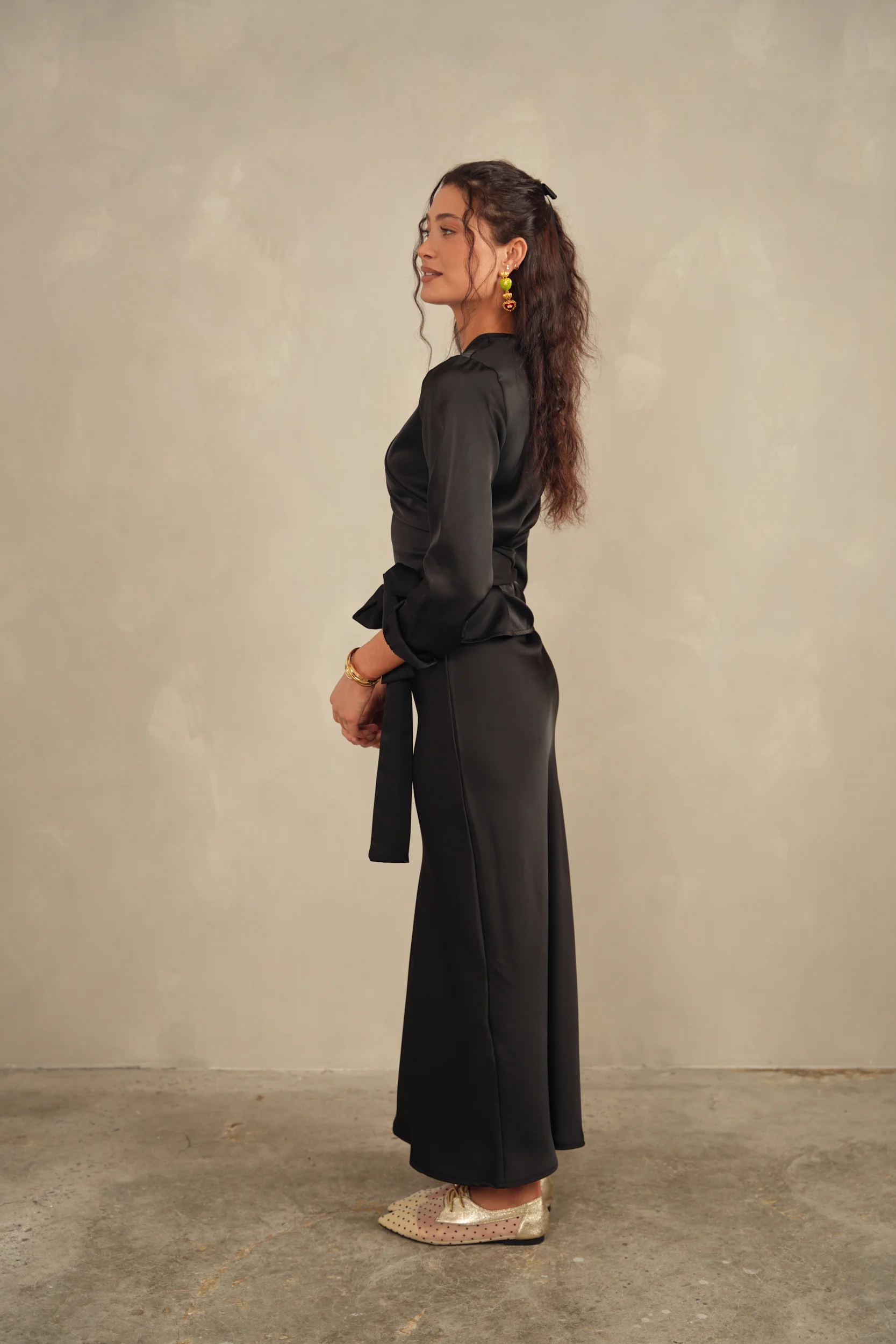 Satin Wrap Top - Image 12