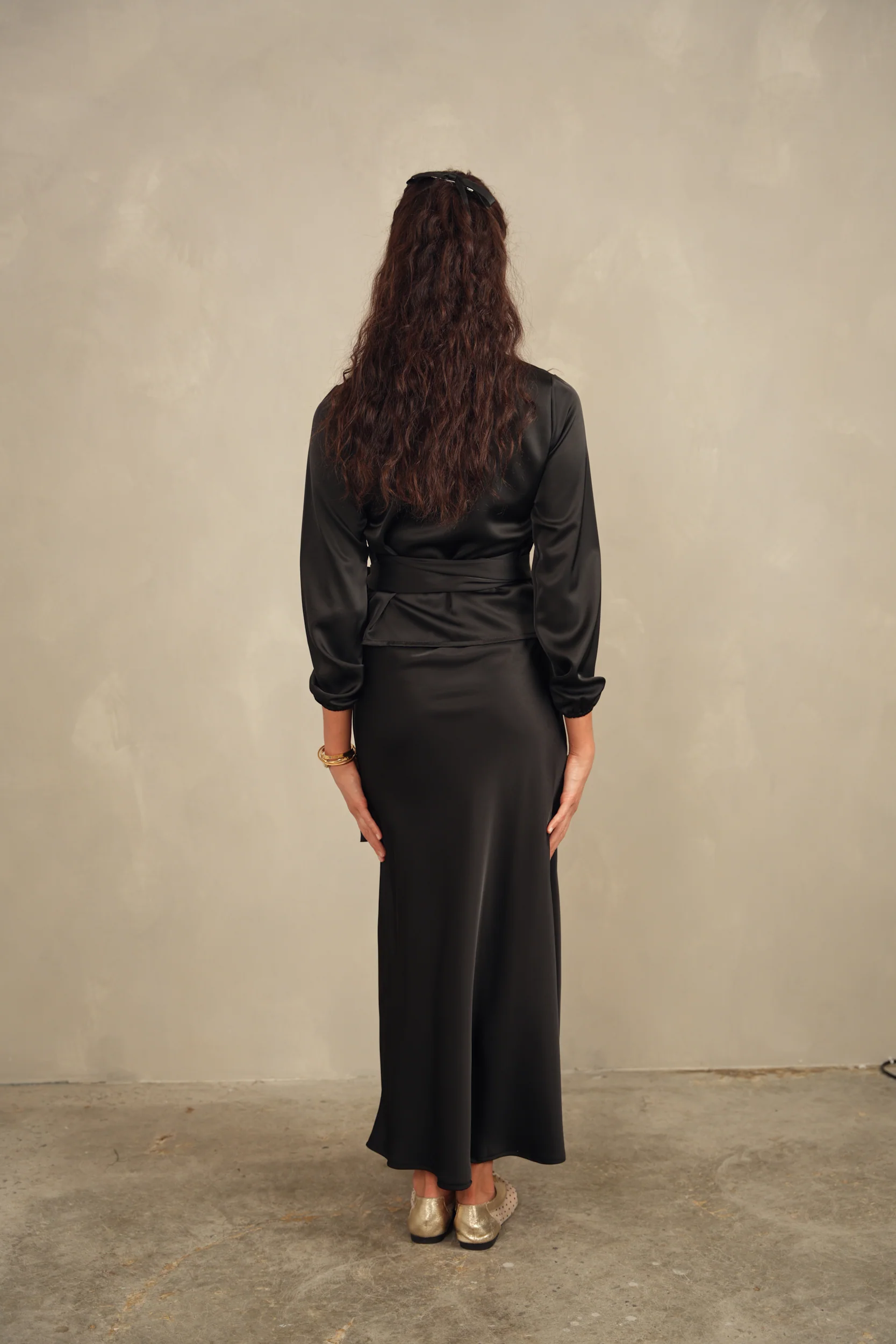 Satin Wrap Top - Image 13