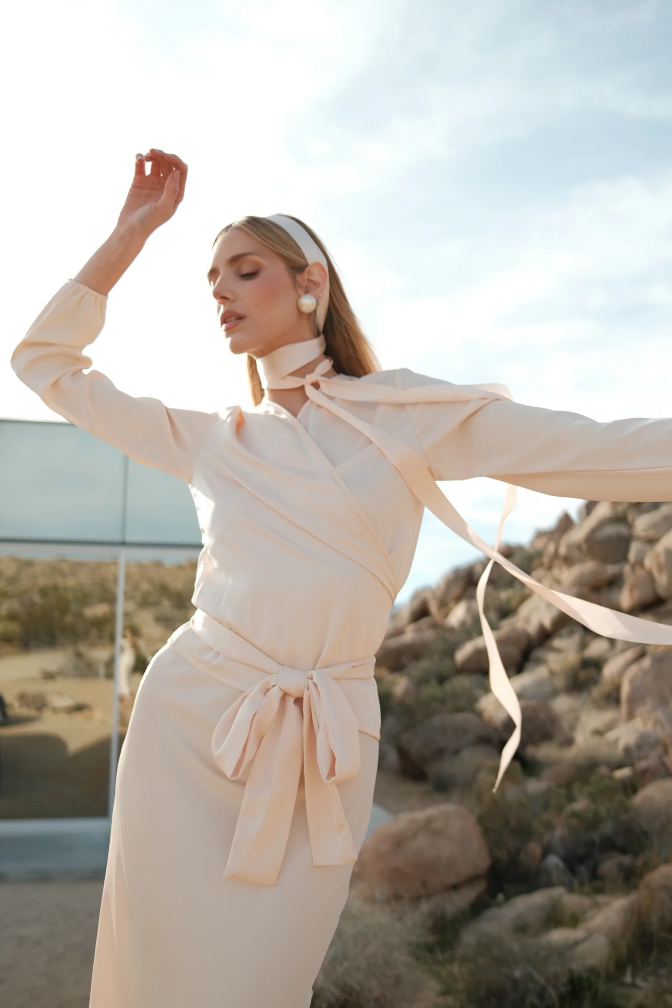 Satin Wrap Top - Image 26