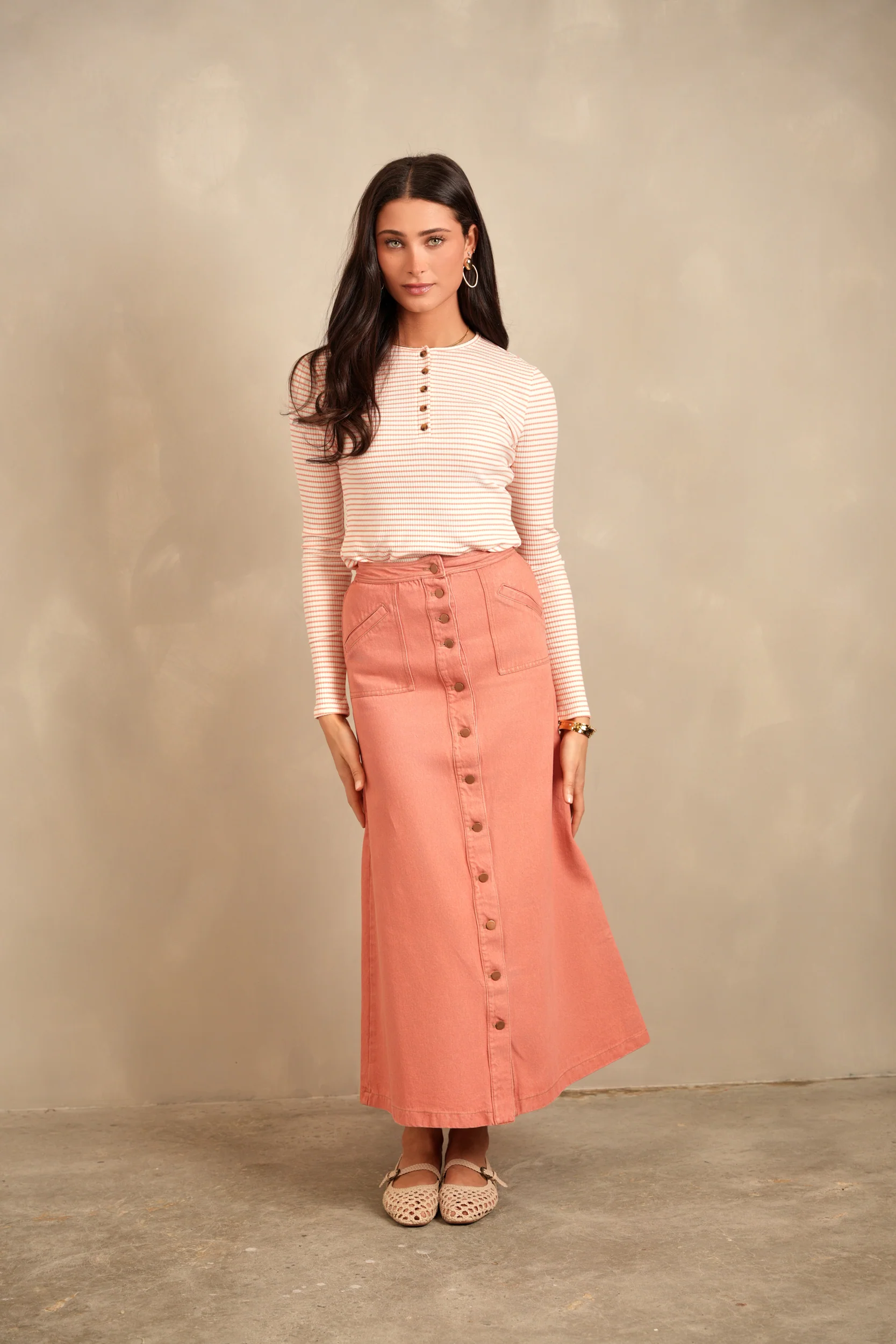 Denim Pocket Skirt - Image 12