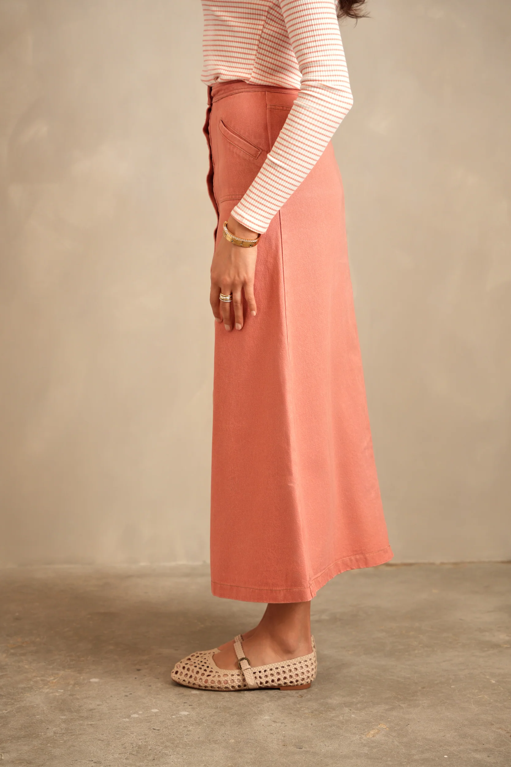 Denim Pocket Skirt - Image 13