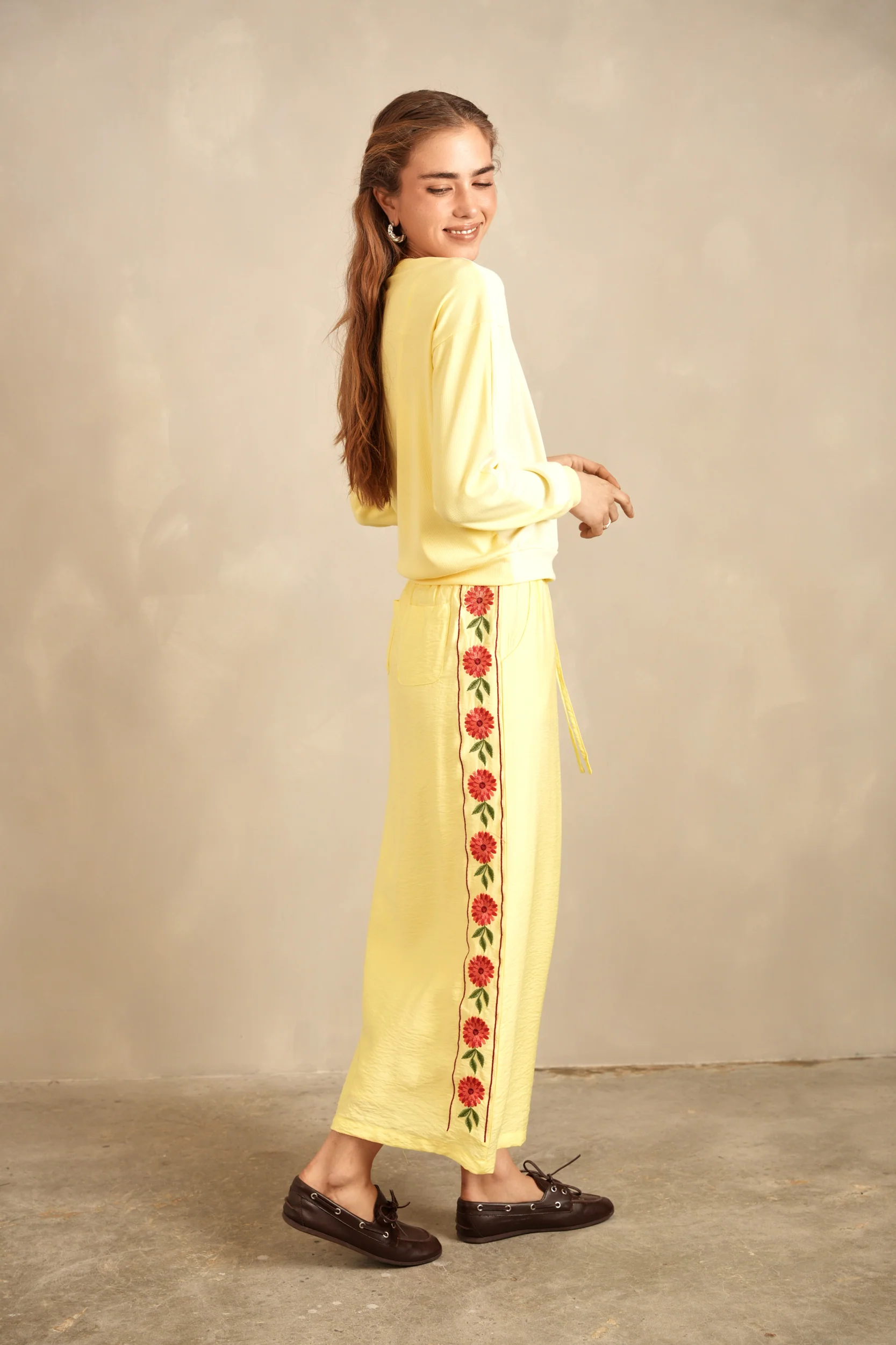 Flower Embroidered Skirt - Image 2