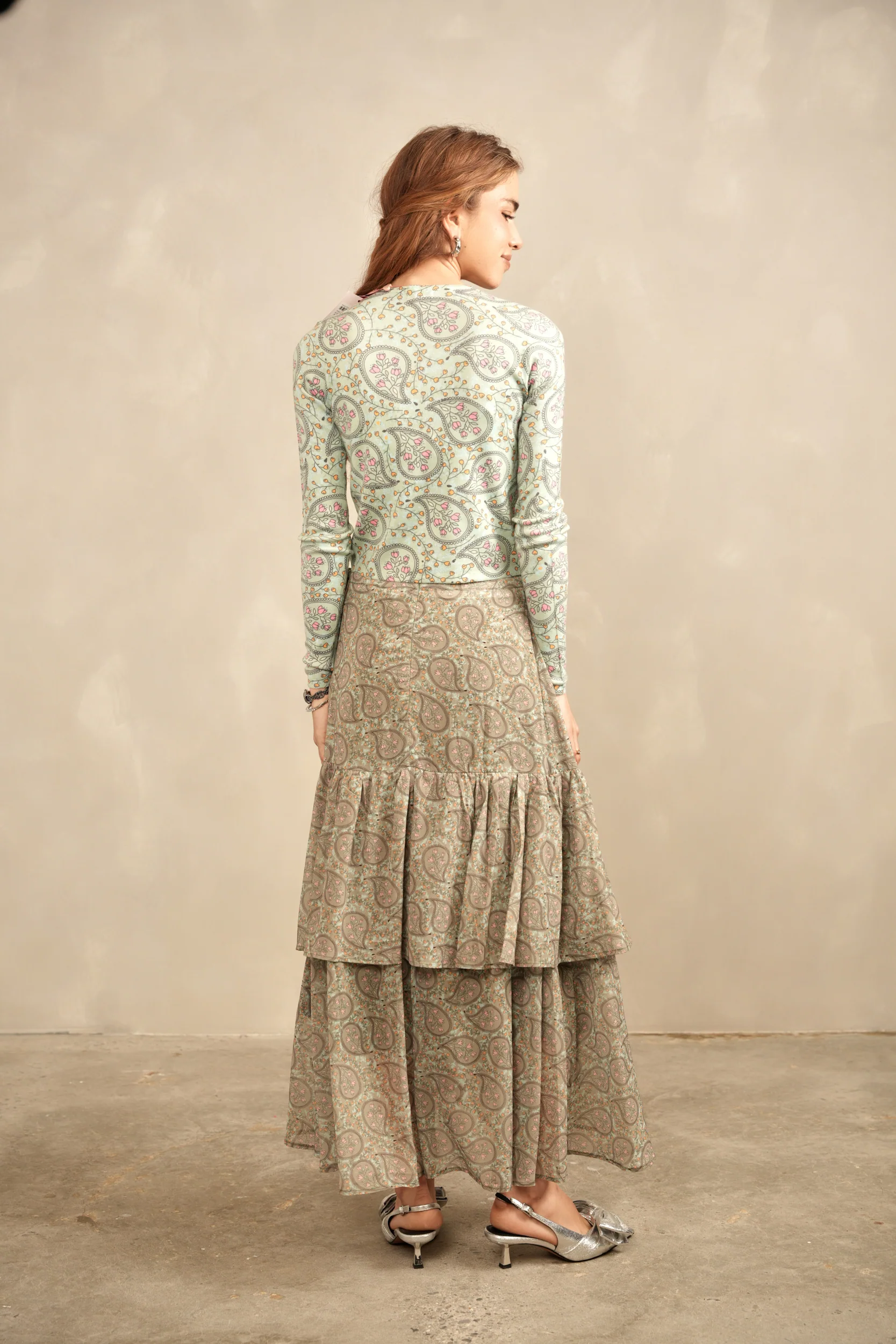 Tie Layered Skirt - Image 4