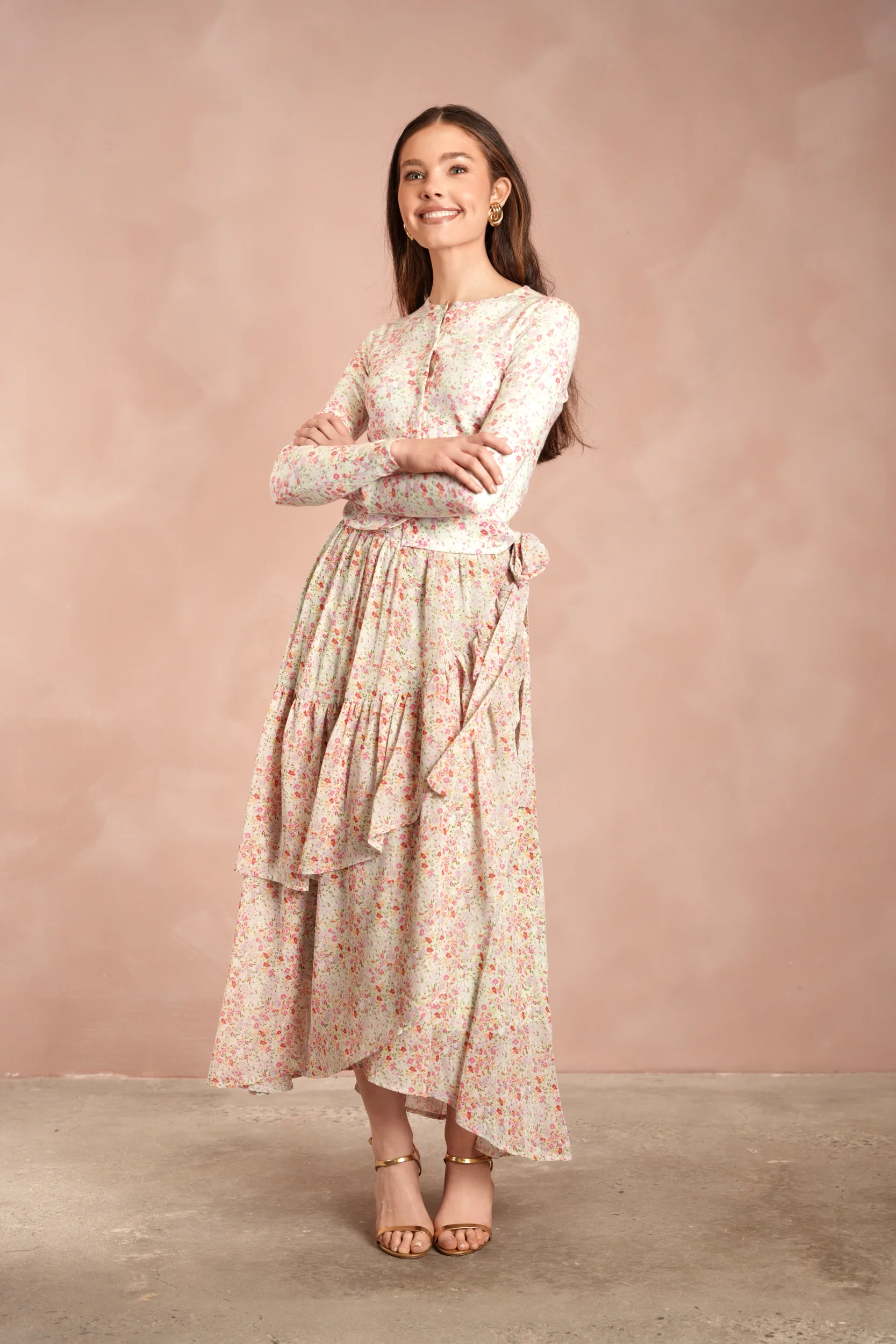 Tie Layered Skirt - Image 9