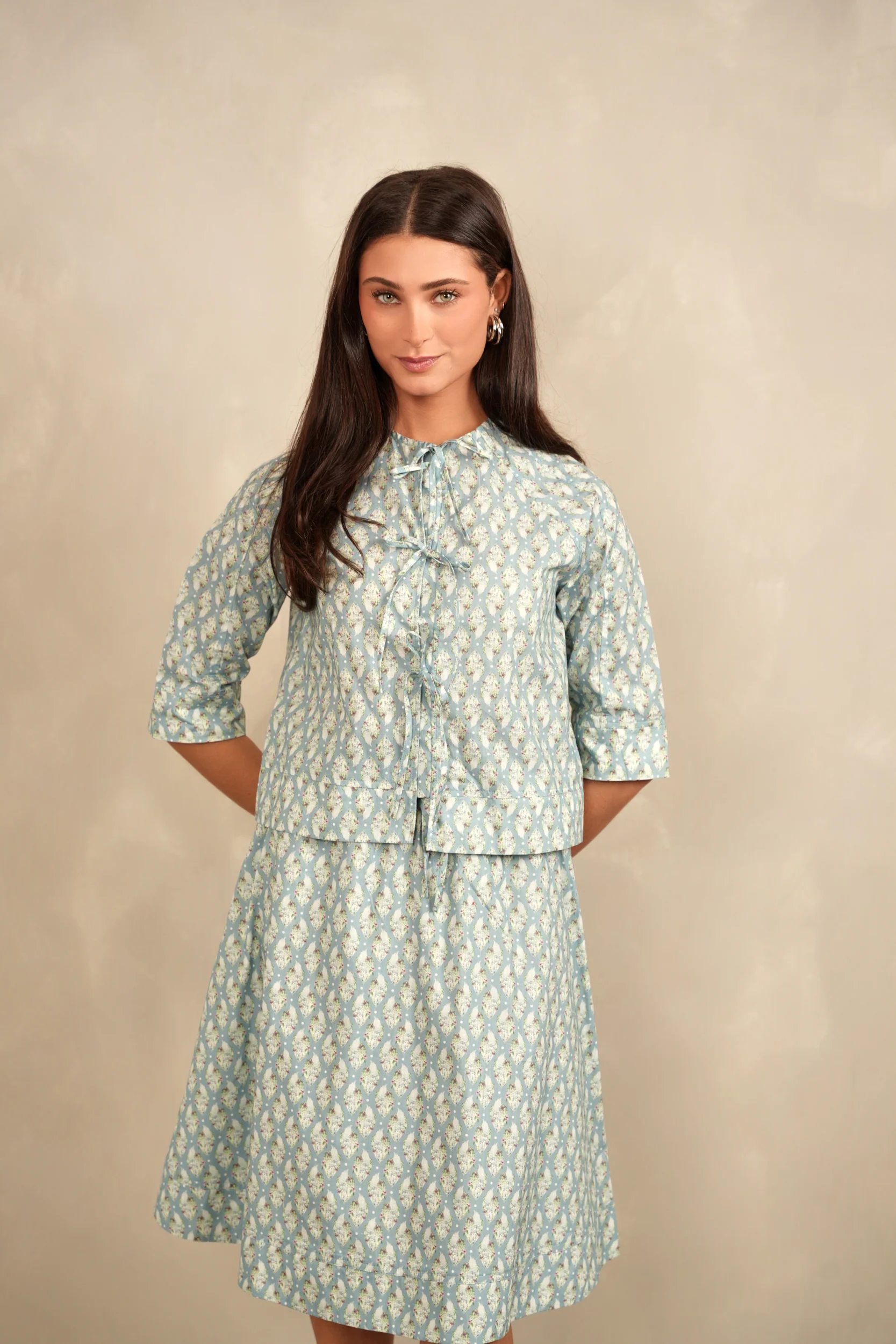 Flared Print Skirt - Image 2
