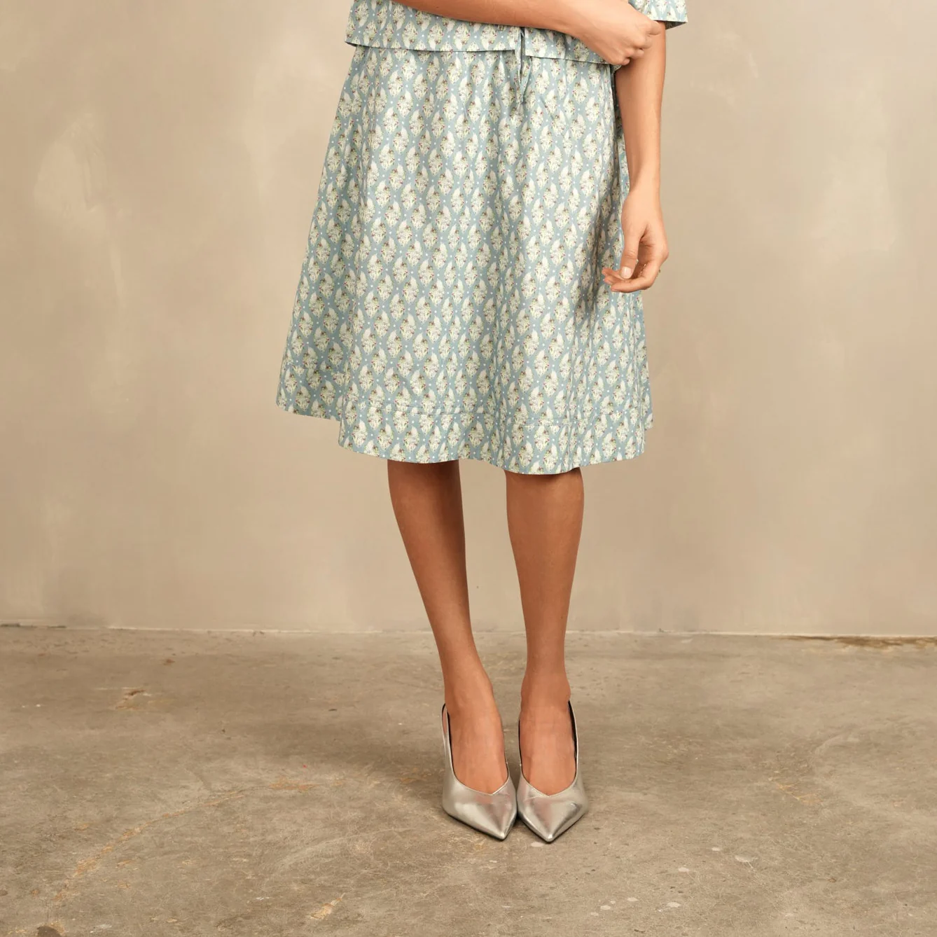 Flared Print Skirt - Image 6