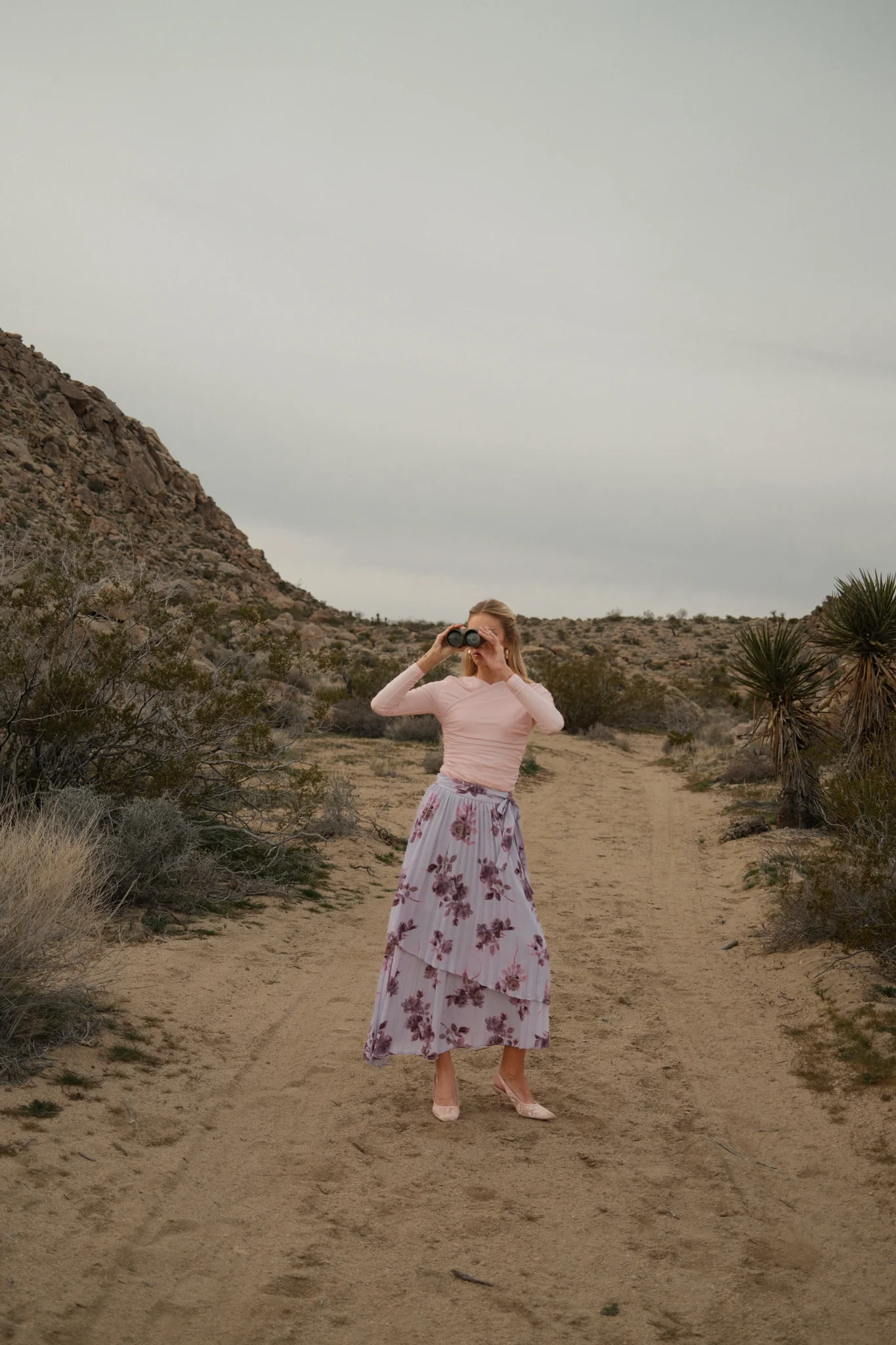 Pleated Overlap Skirt - Image 13