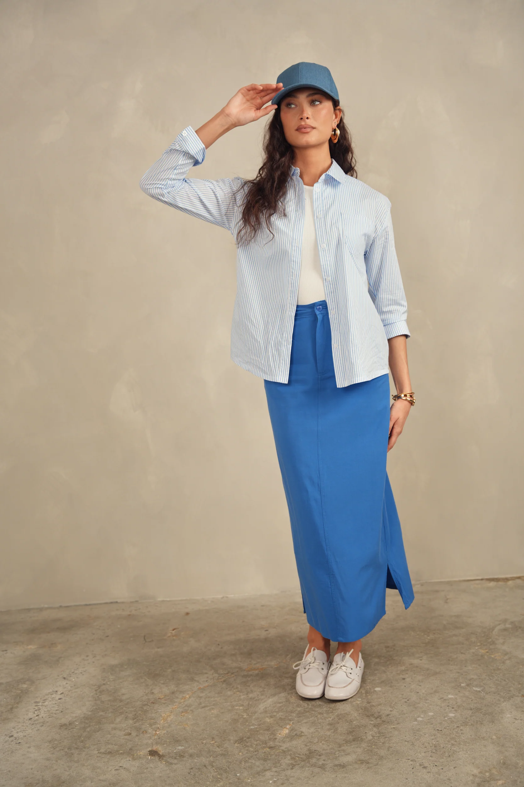 Straight Cotton Skirt - Image 6