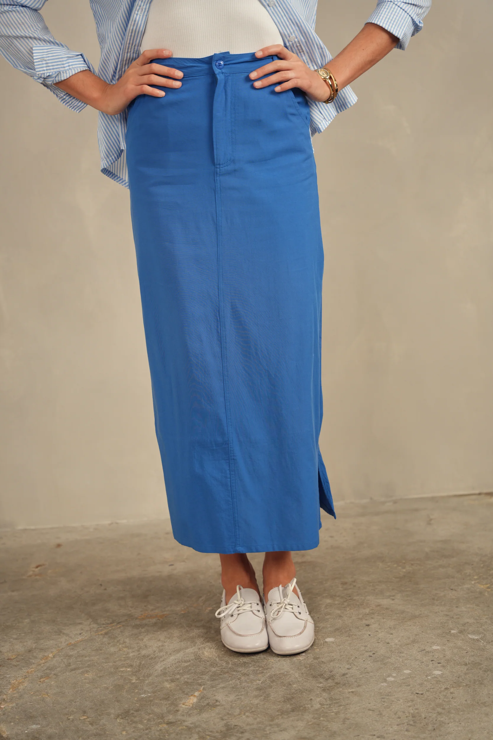 Straight Cotton Skirt - Image 7