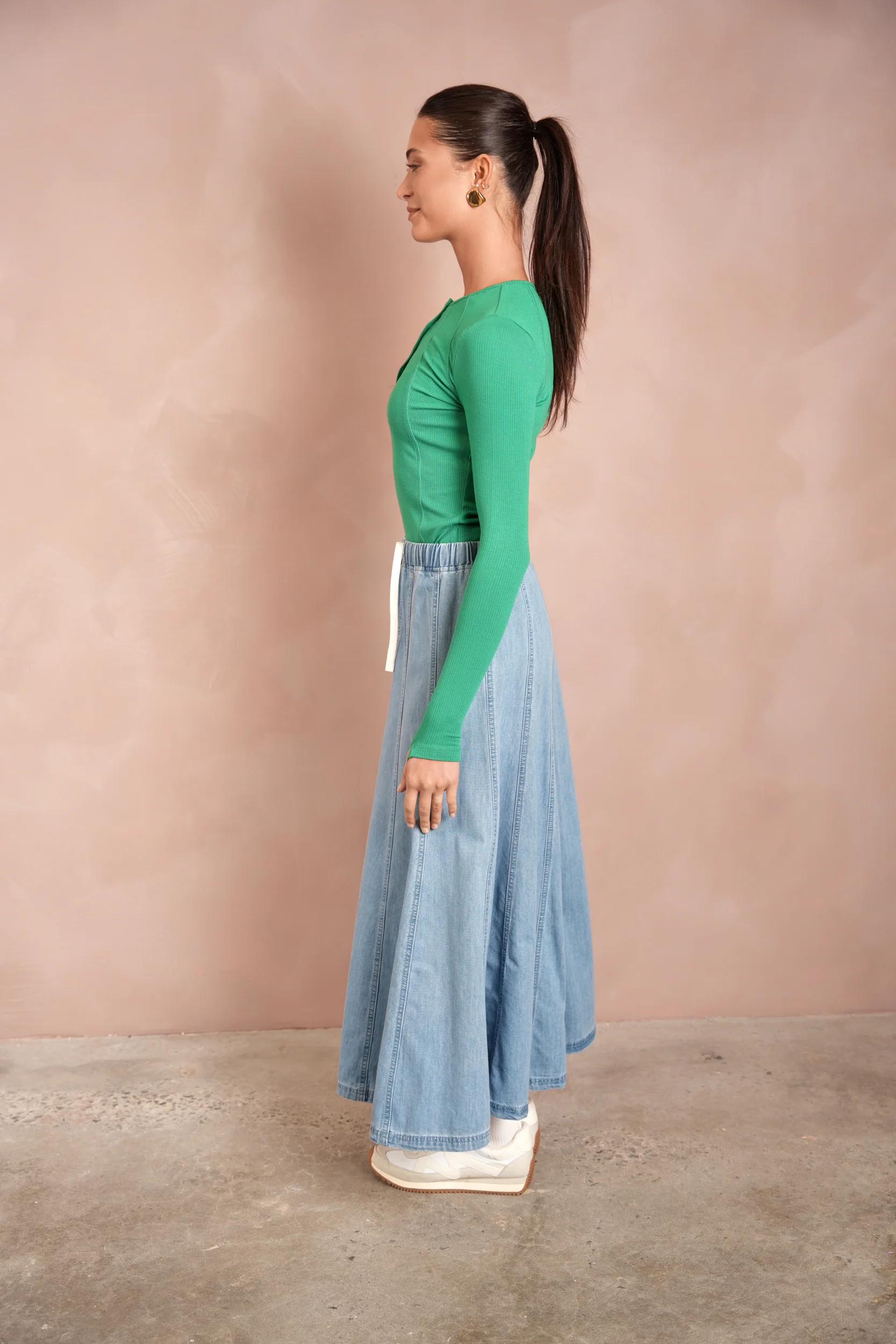 Tencel Panel Skirt - Image 6