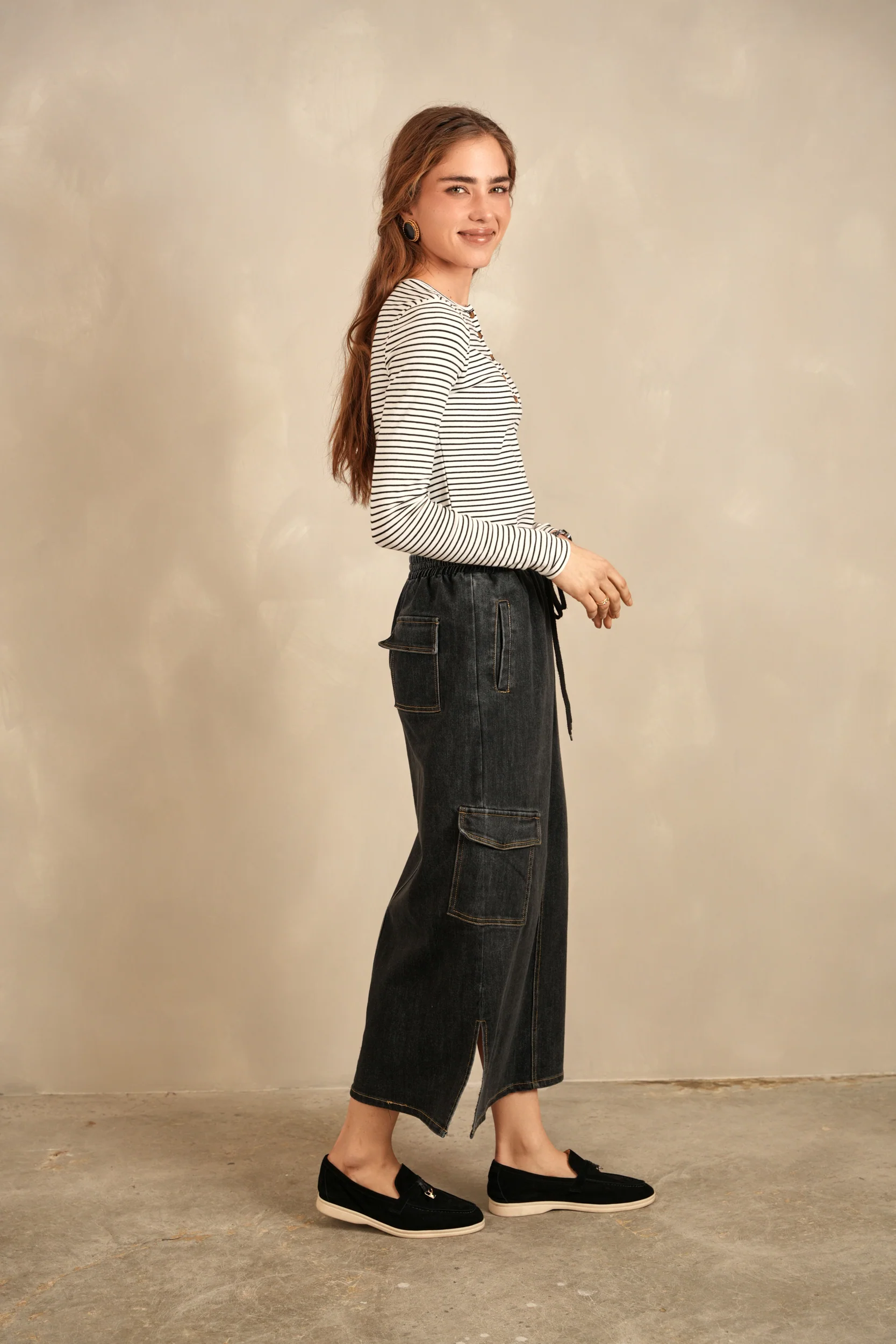 Cargo Denim Skirt - Image 8
