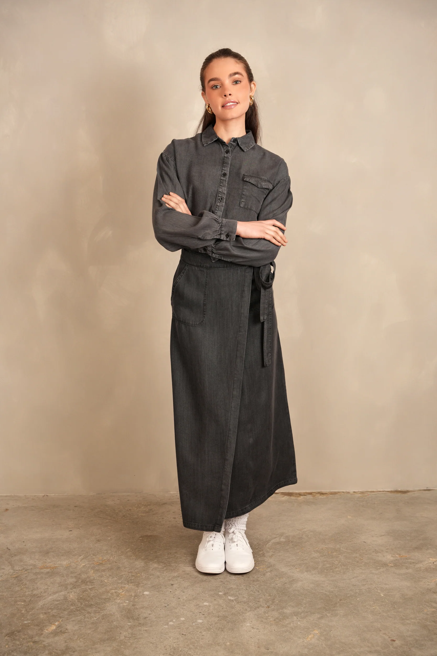 Wrap Tie Skirt - Image 14