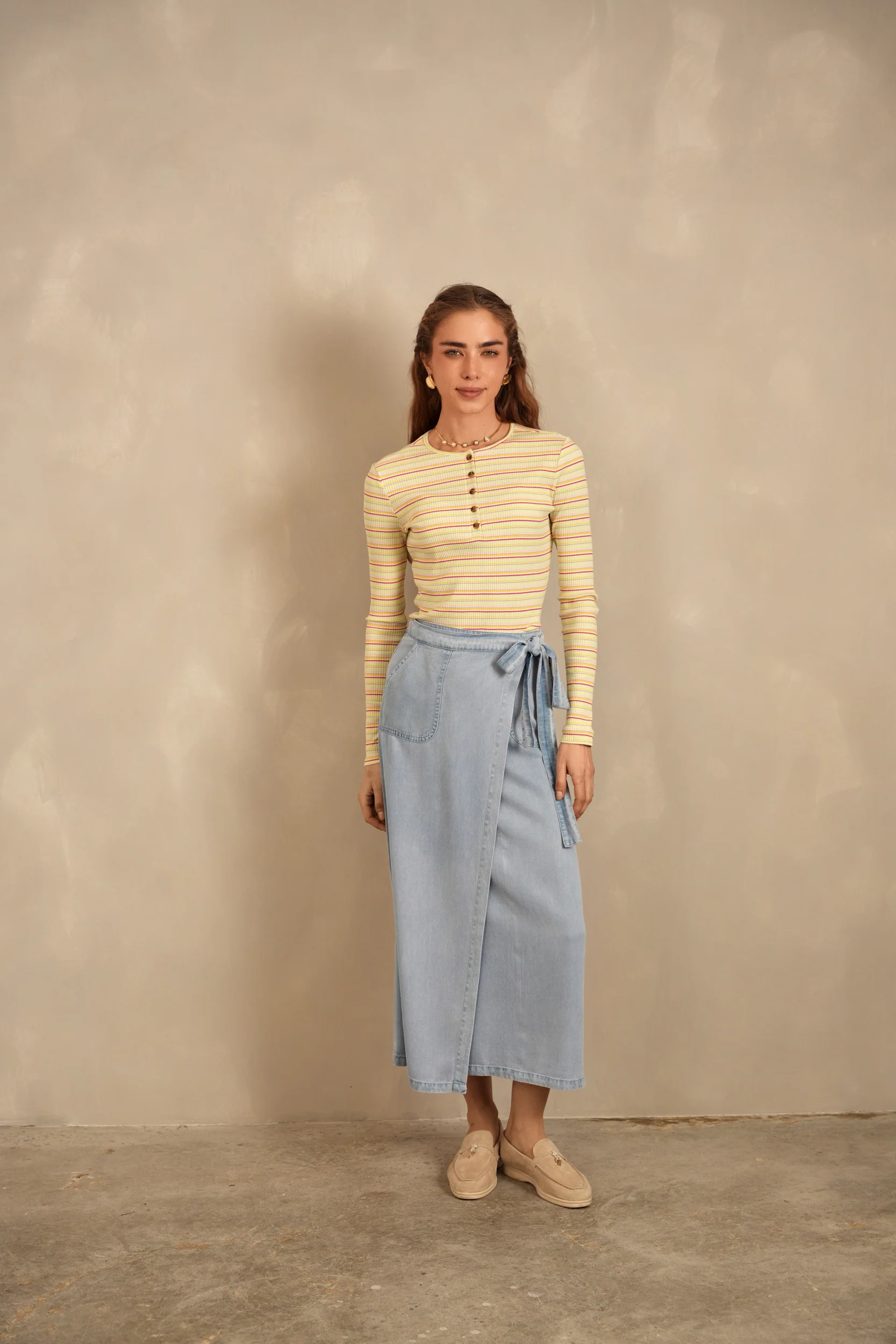 Wrap Tie Skirt - Image 3