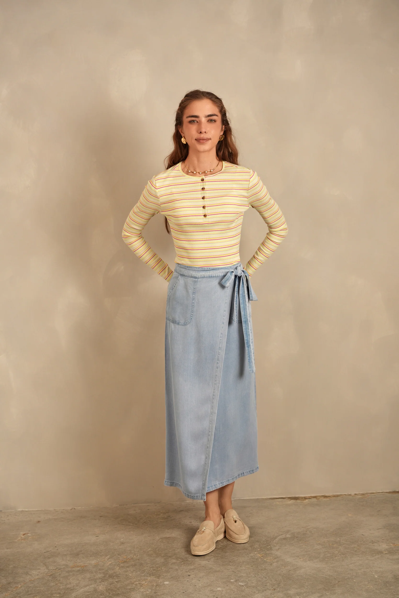 Wrap Tie Skirt - Image 4
