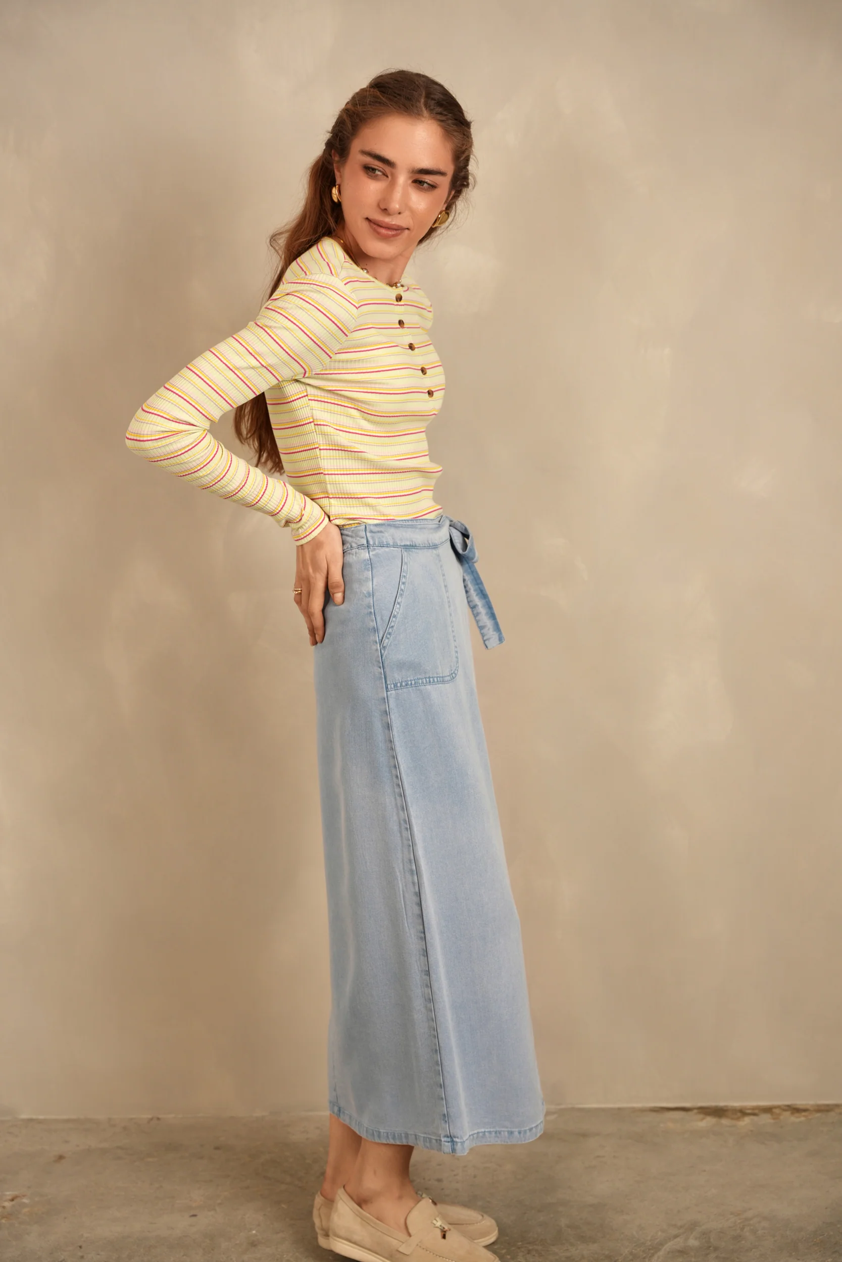 Wrap Tie Skirt - Image 7