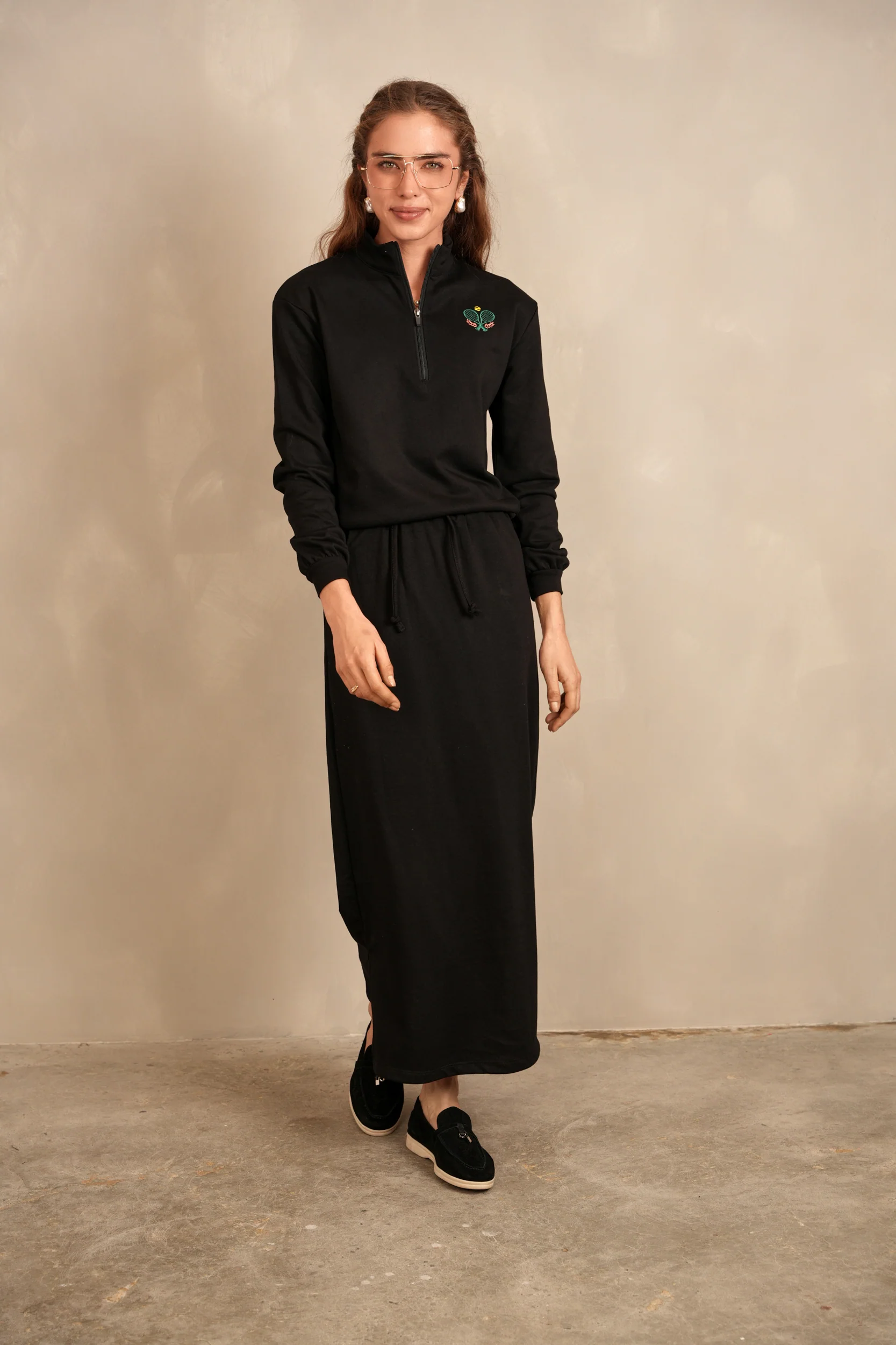 Straight Skirt With Tie Waist - Image 2