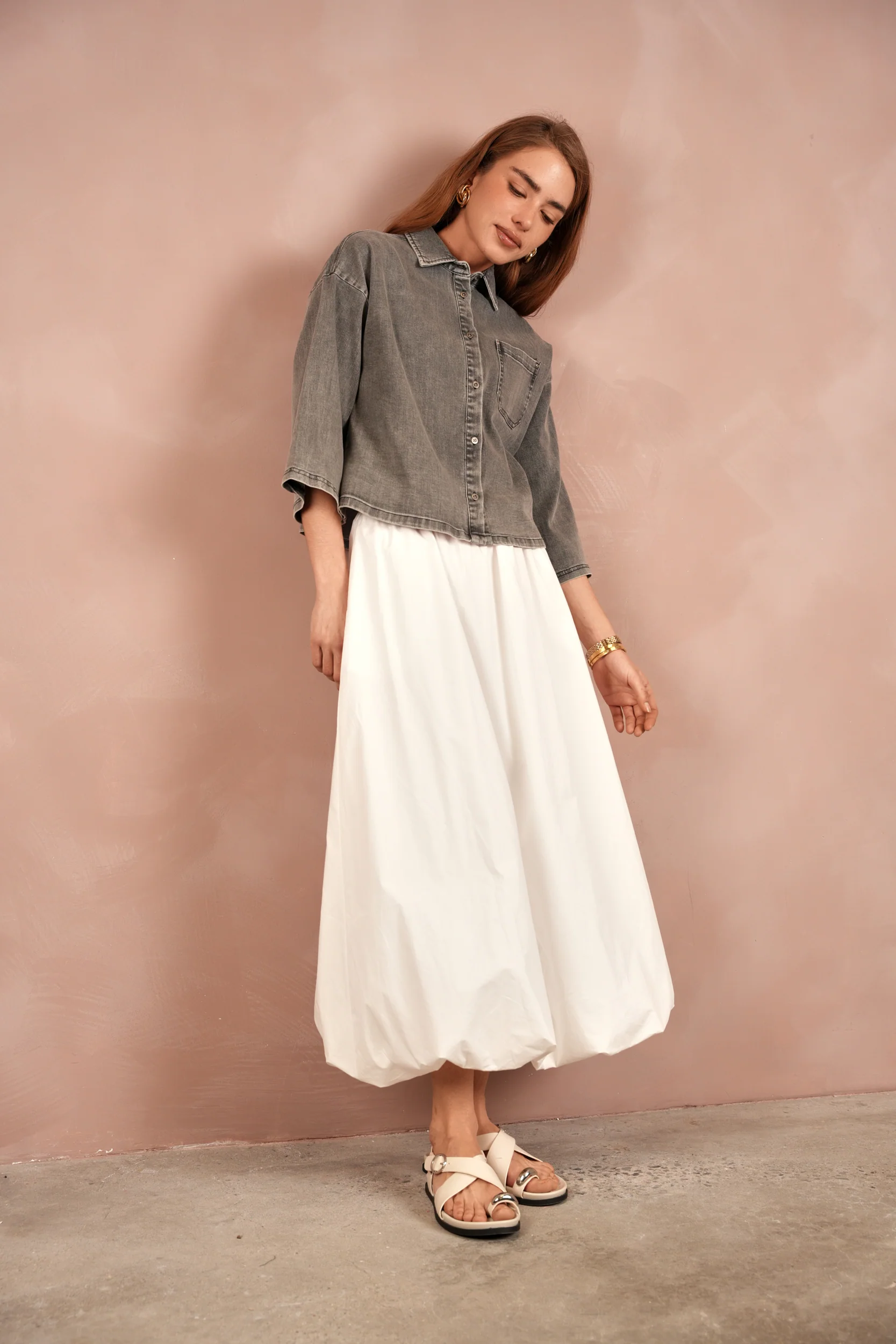 Bubble Hem Skirt - Image 5