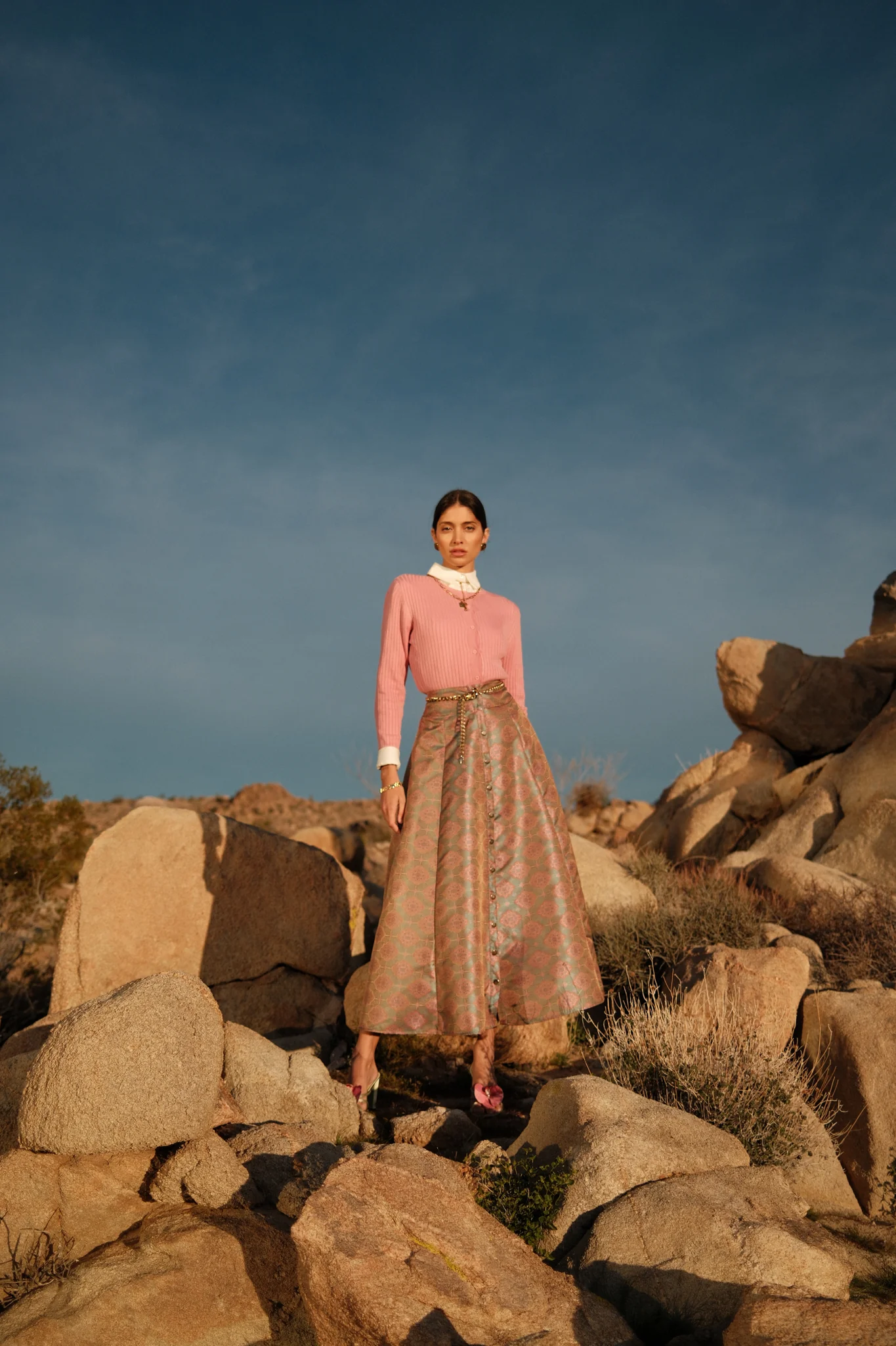 Buttoned Dressy Skirt - Image 10