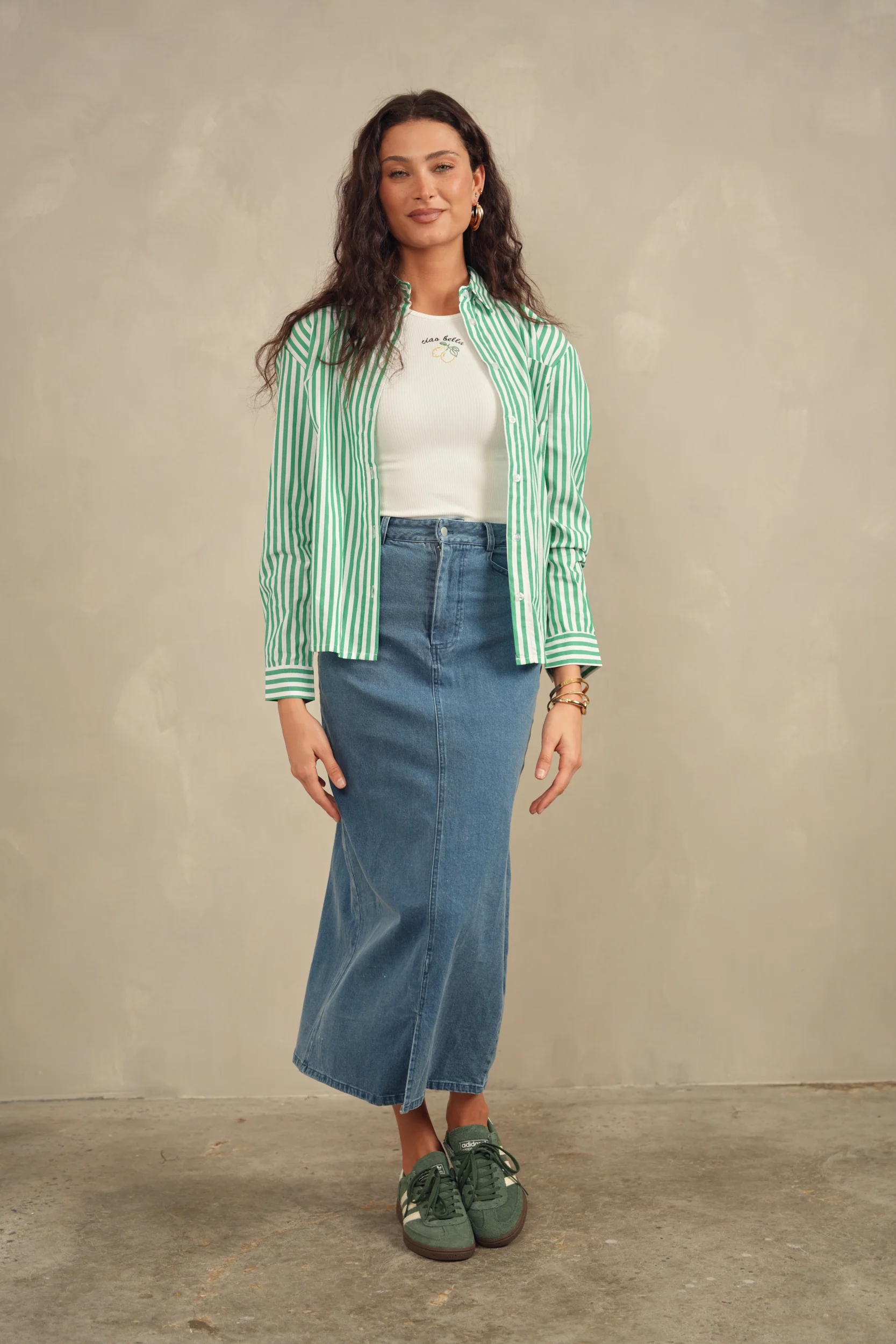 Denim Basic Skirt - Image 16