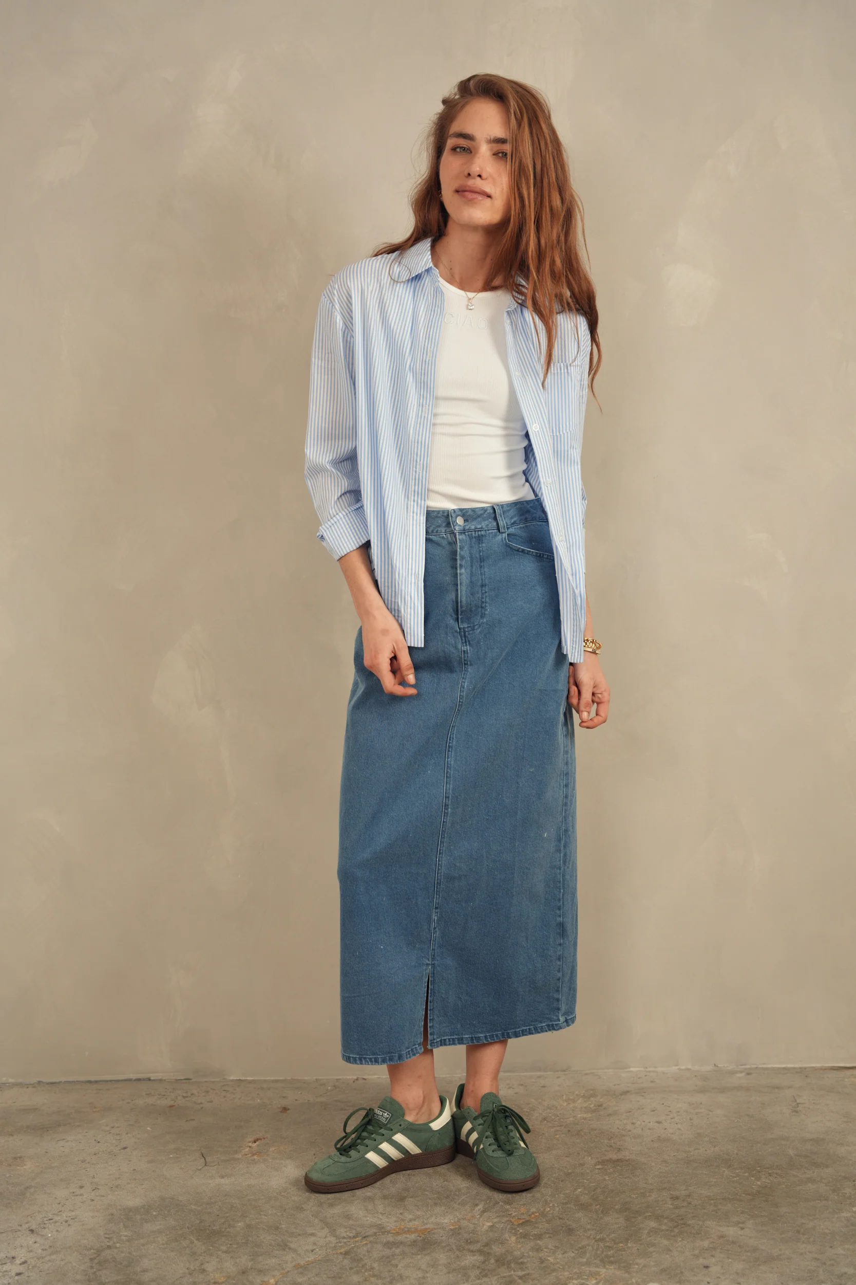 Denim Basic Skirt - Image 25