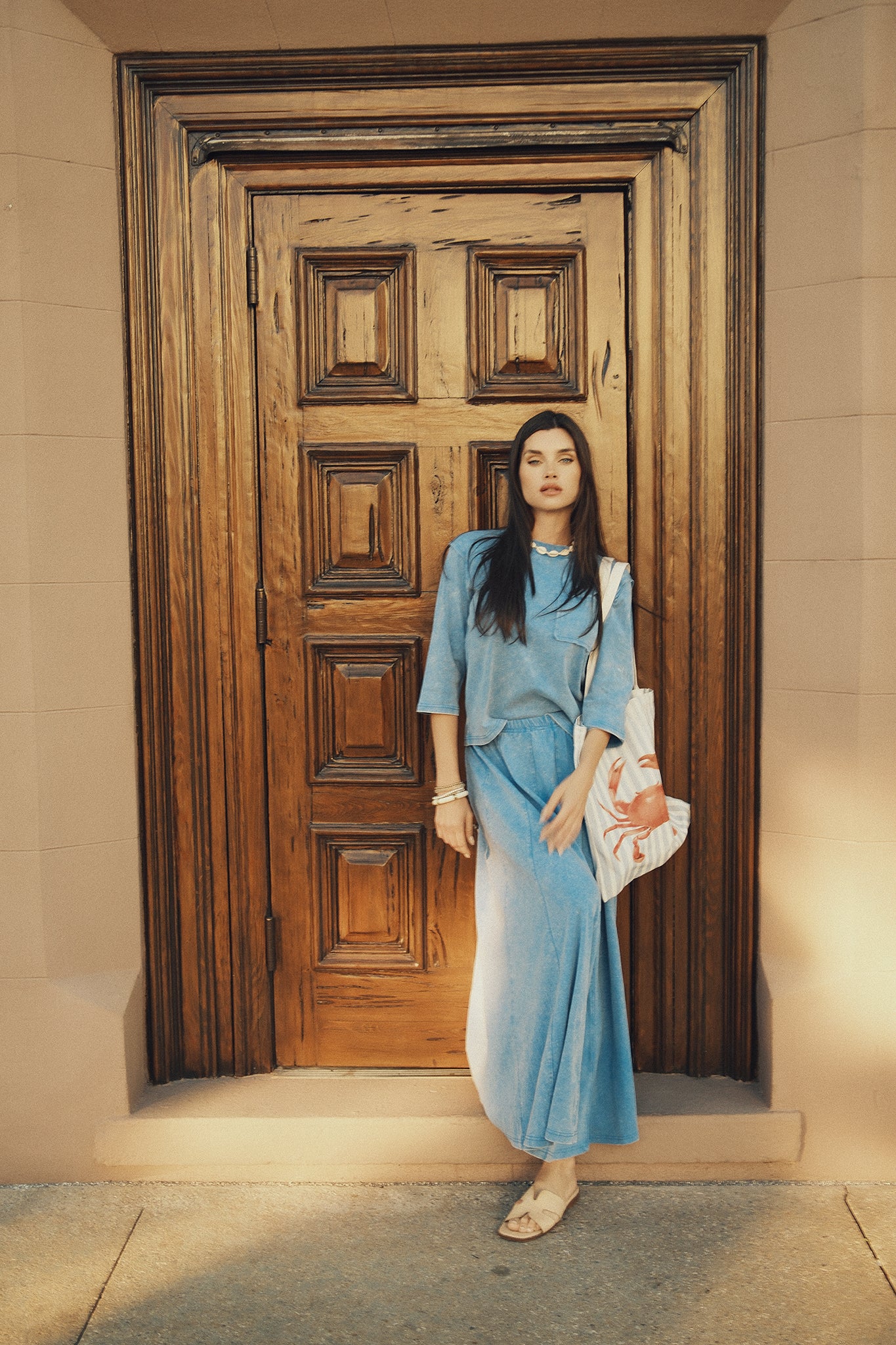 Wash Maxi Panel Skirt - Image 2