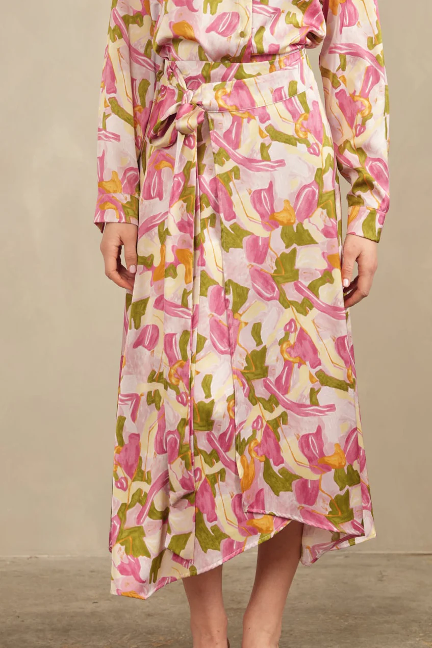 Mock Wrap Skirt - Image 4